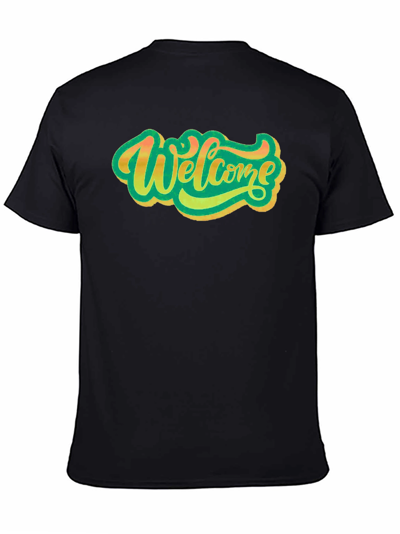 Welcome Graphic Black T-Shirt