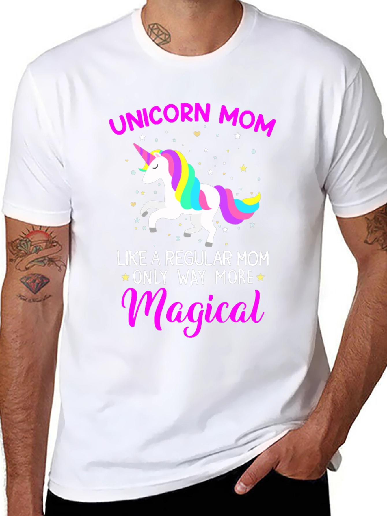 Unicorn Mom Magical Graphic Tee
