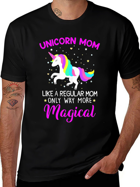 Unicorn Mom Magical Graphic Tee