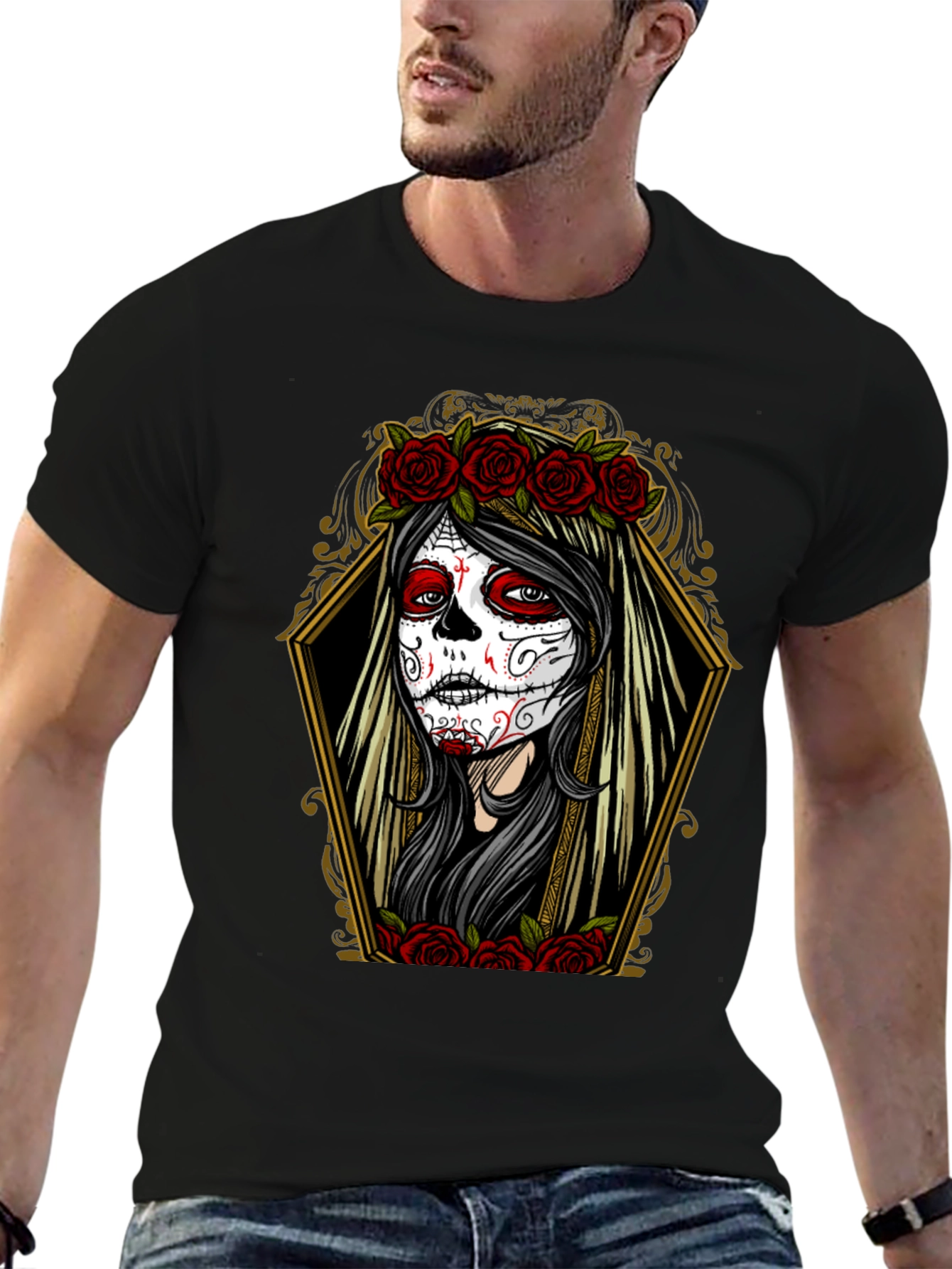 Day of the Dead Sugar Skull T-Shirt