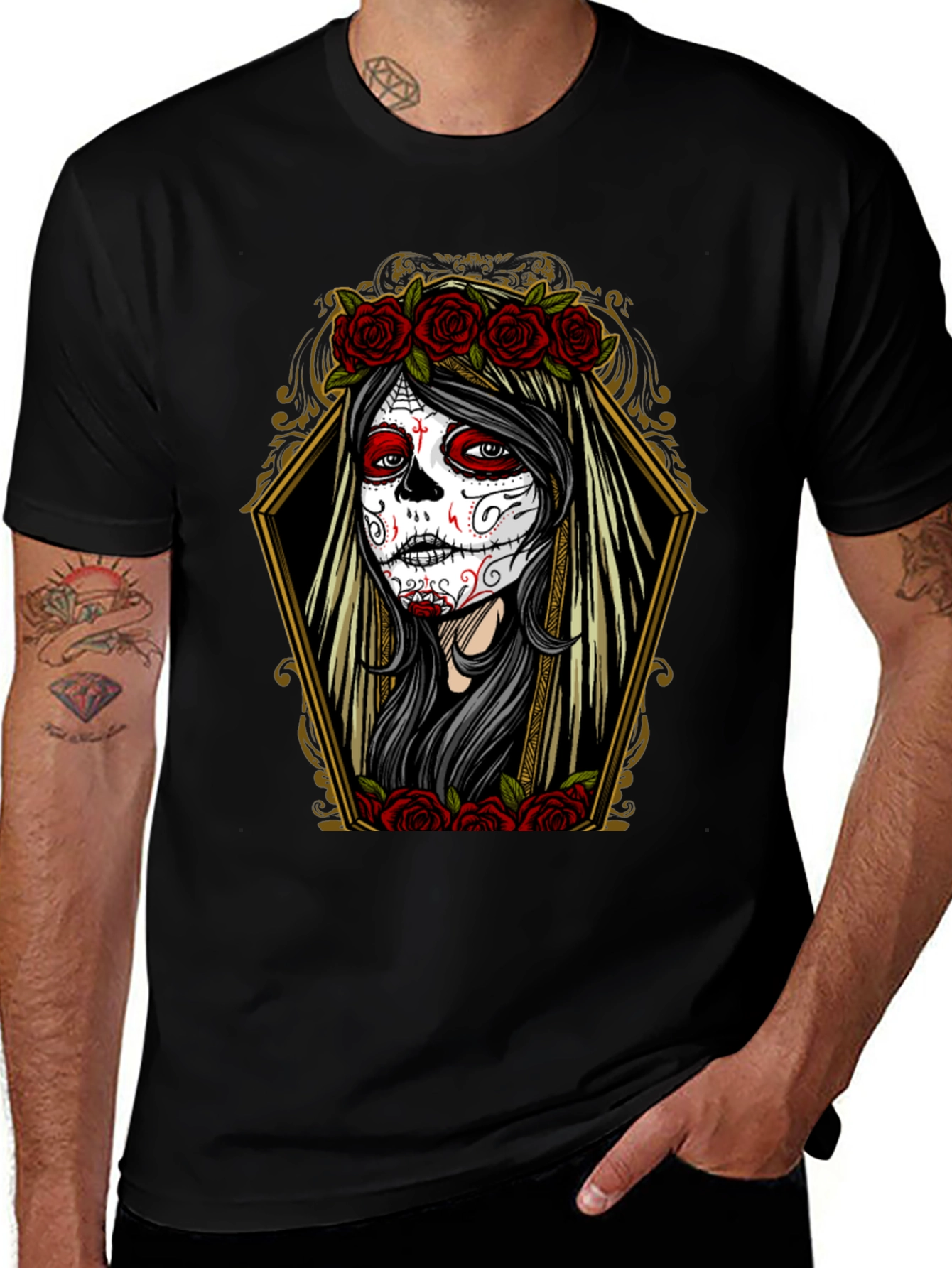 Day of the Dead Sugar Skull T-Shirt