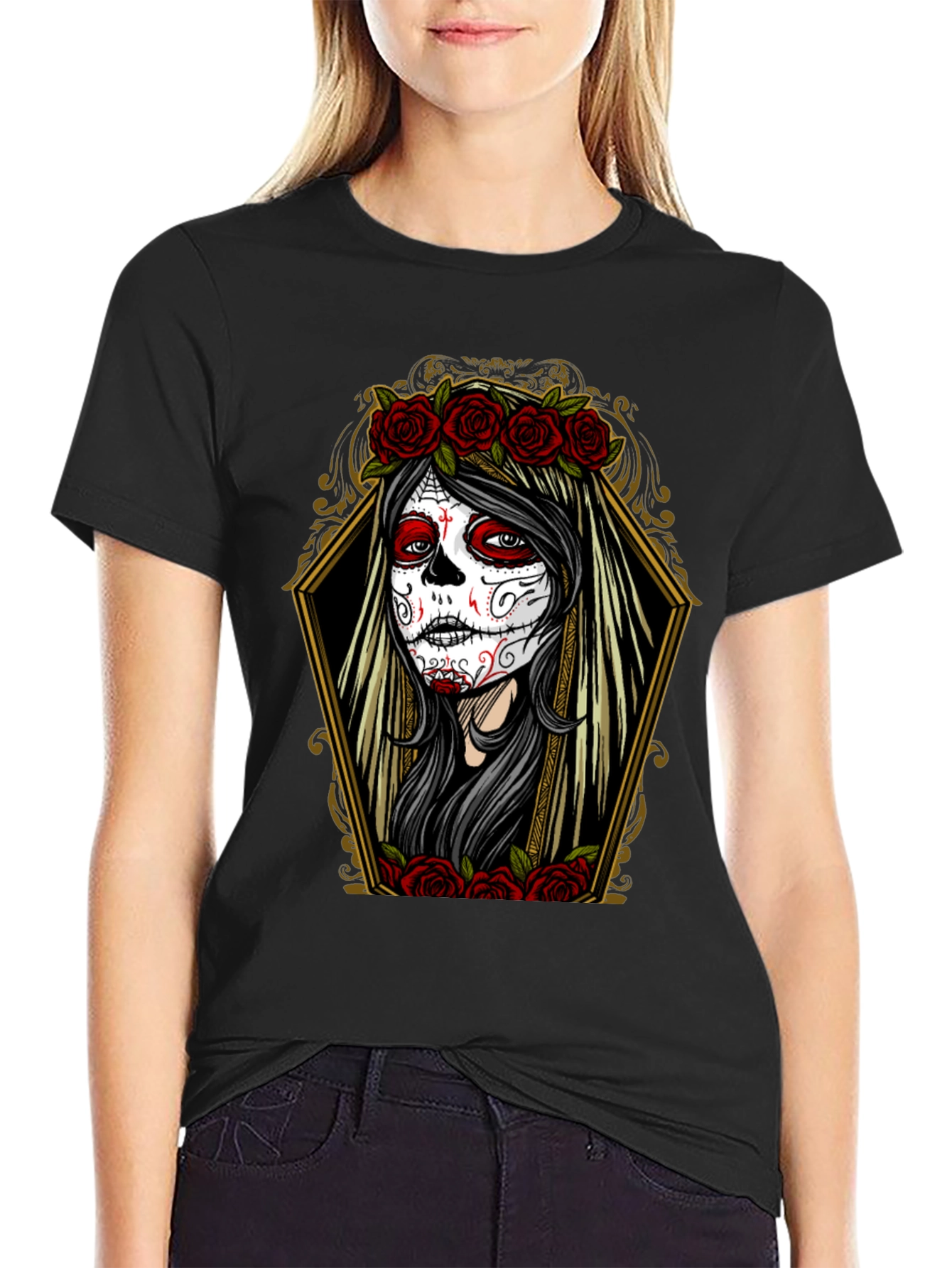 Day of the Dead Sugar Skull T-Shirt