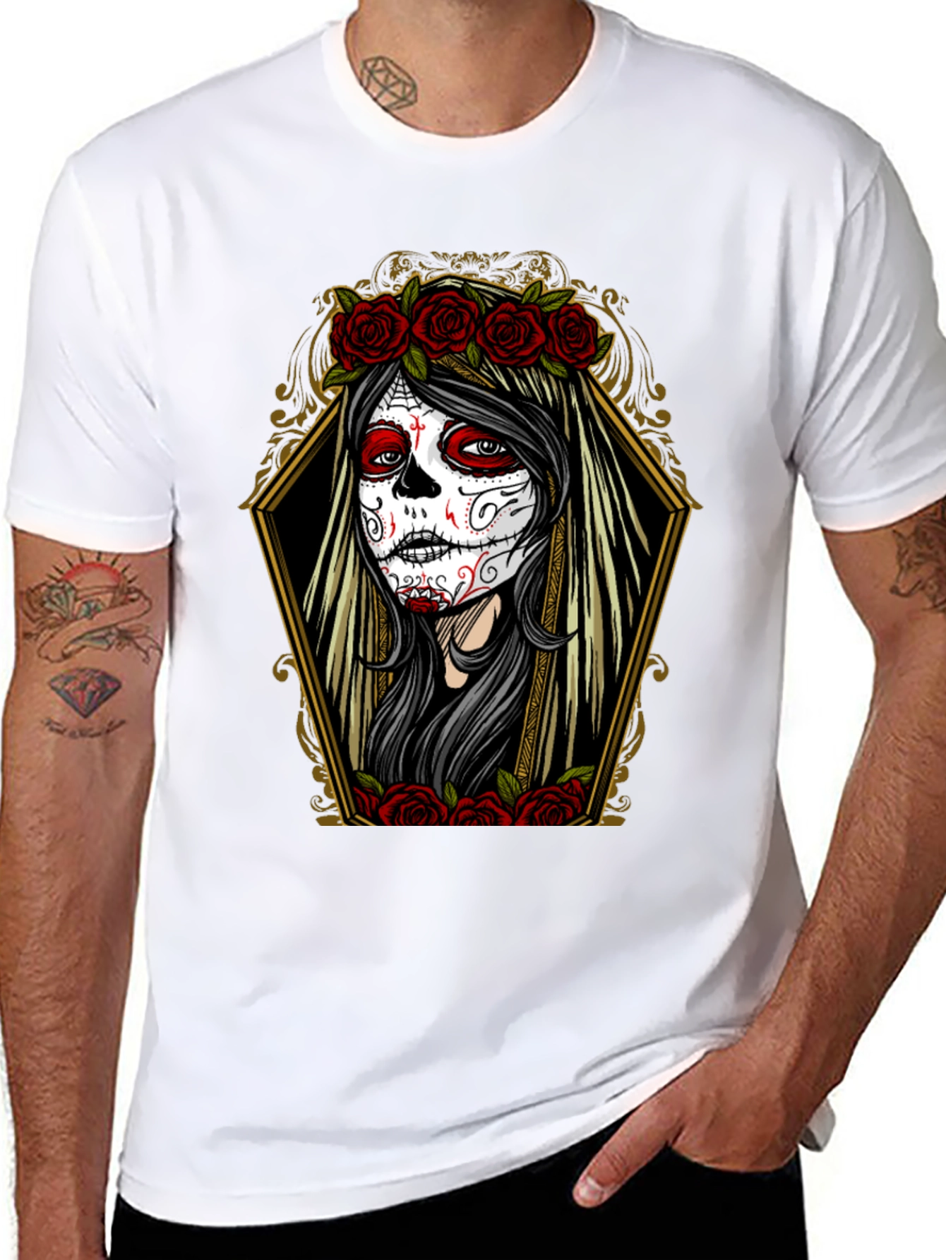 Day of the Dead Sugar Skull T-Shirt
