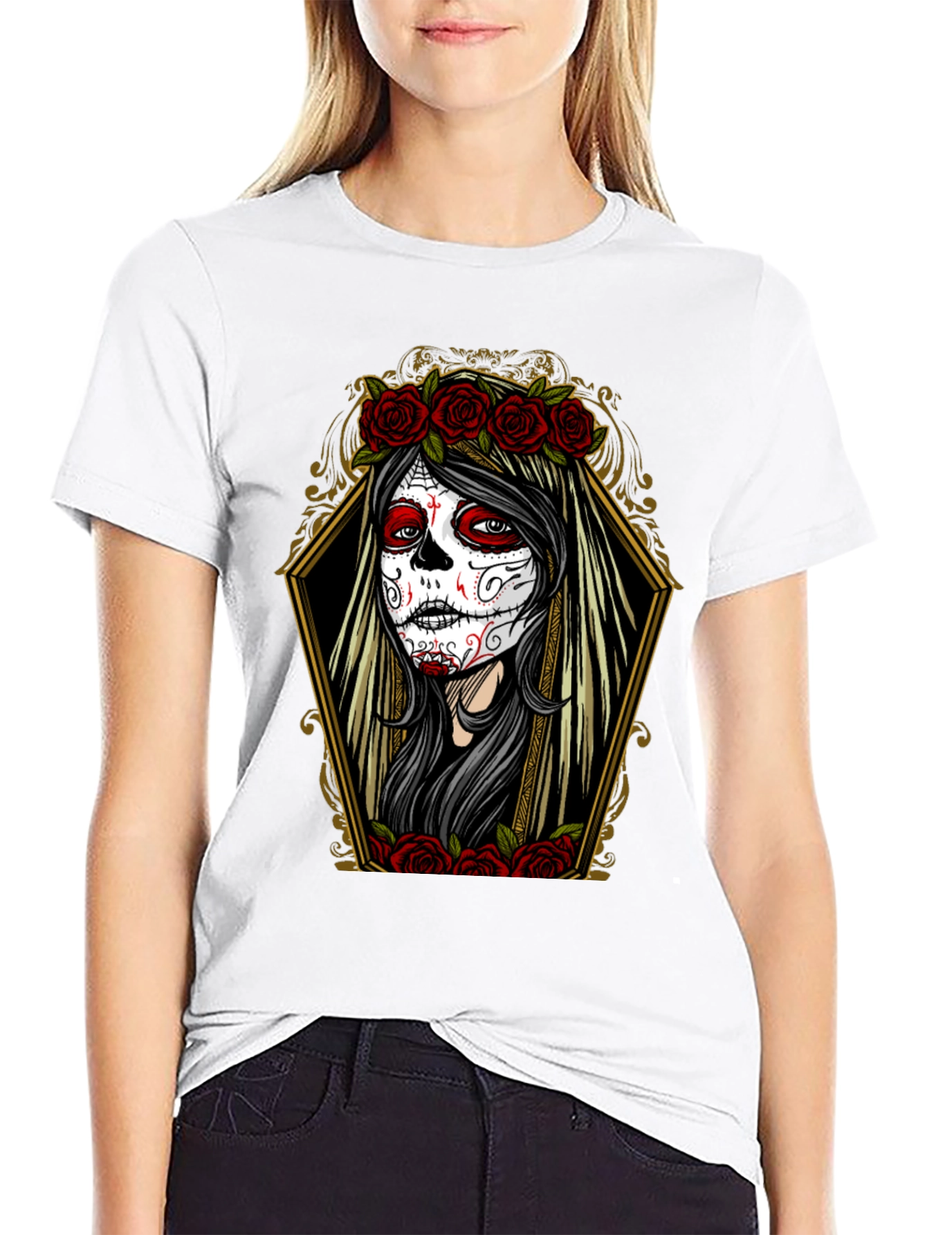 Day of the Dead Sugar Skull T-Shirt