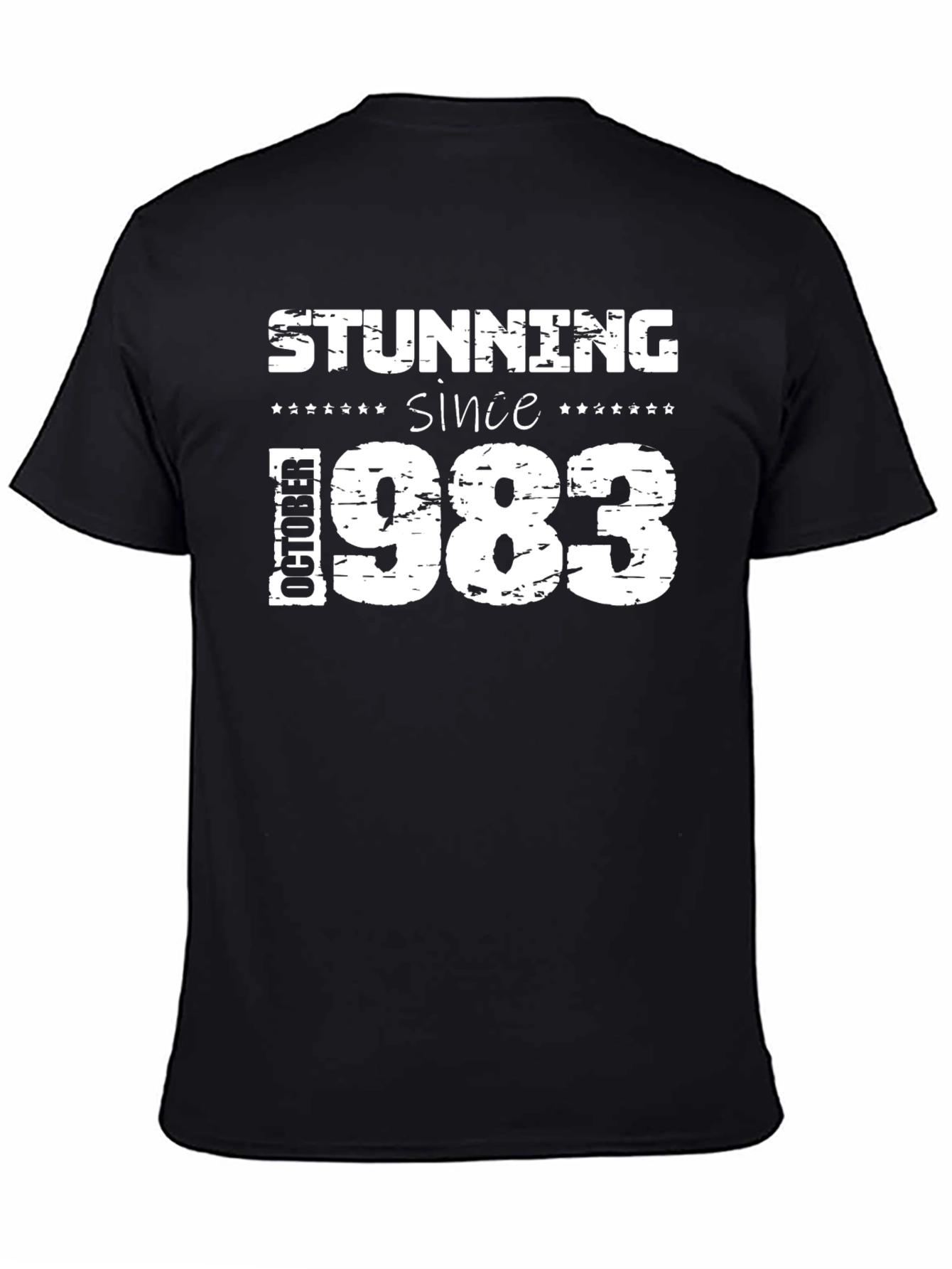 Stunning Since October 1983 Black T-Shirt