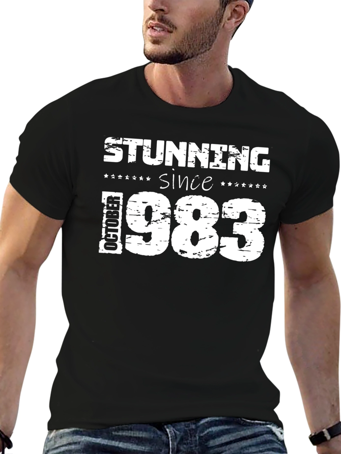 Stunning Since October 1983 Black T-Shirt
