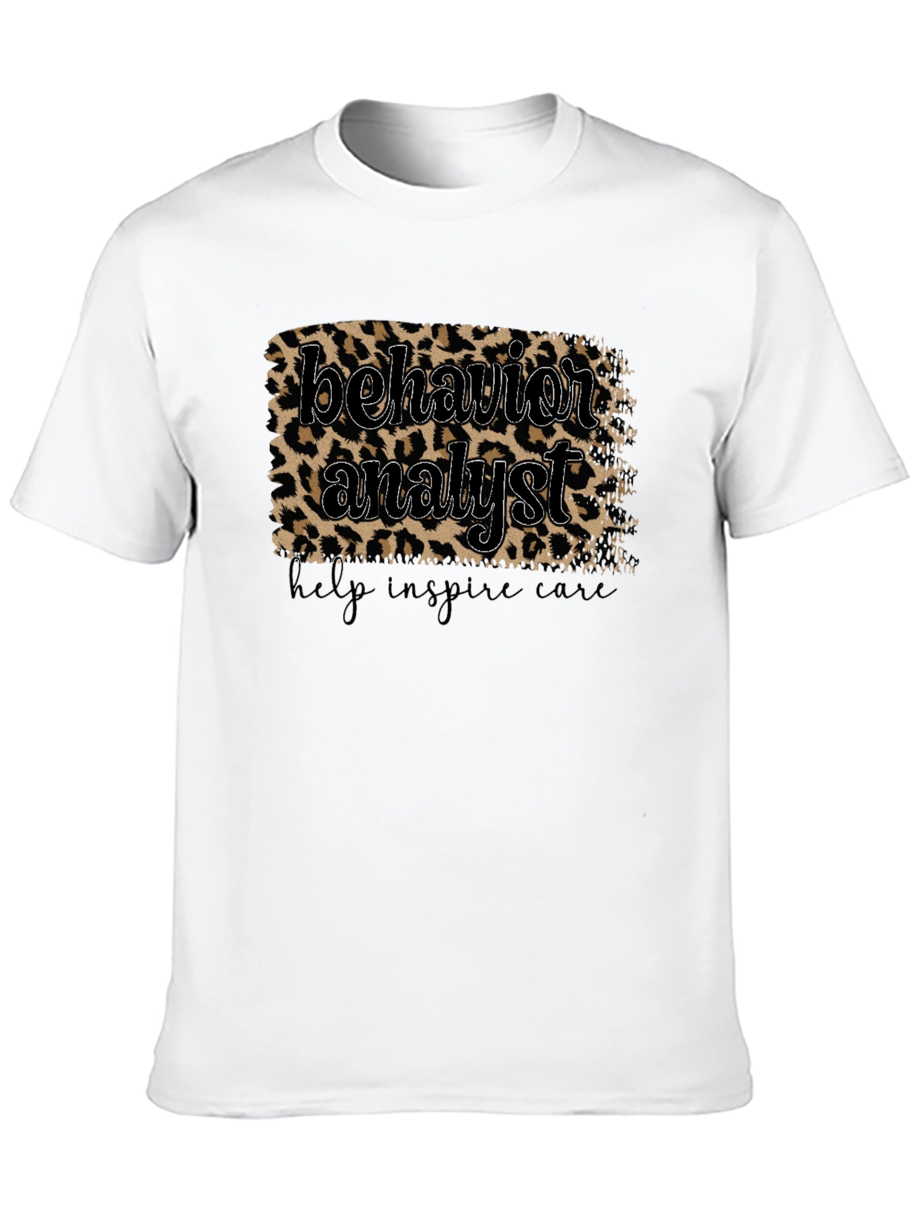 Behavior Analyst Leopard Print Graphic Tee