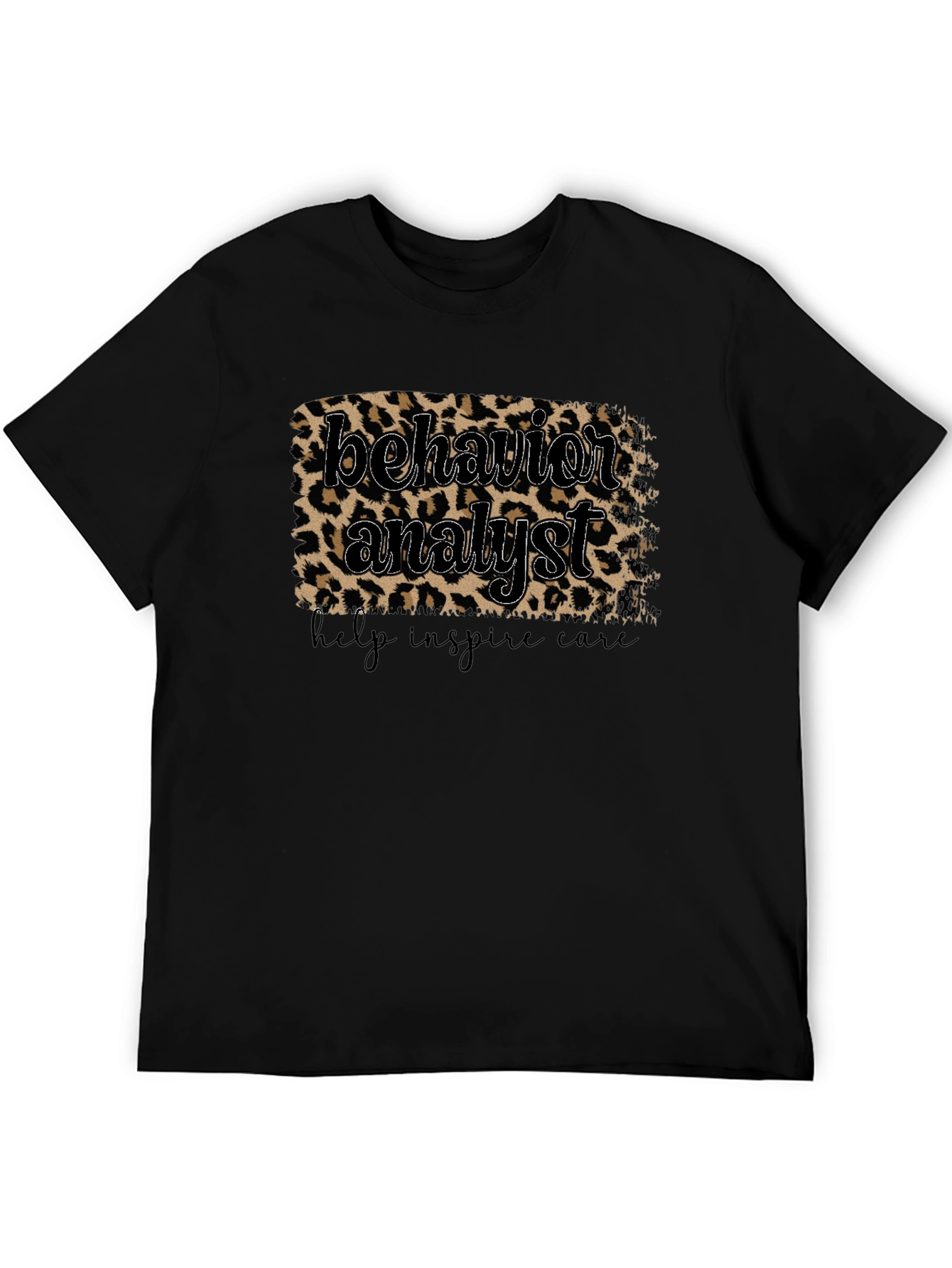 Behavior Analyst Leopard Print Graphic Tee