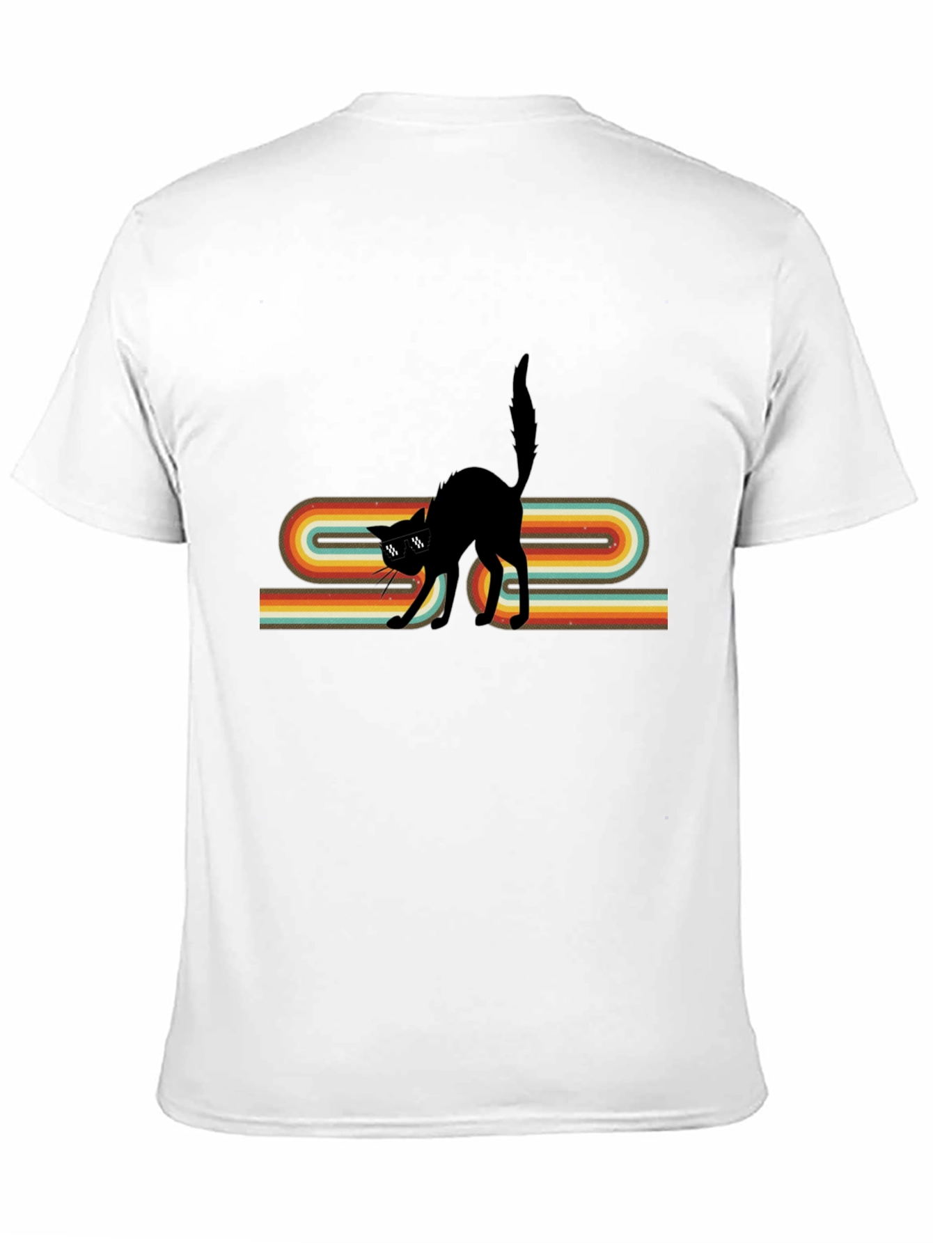 Retro Cool Cat Graphic Tee