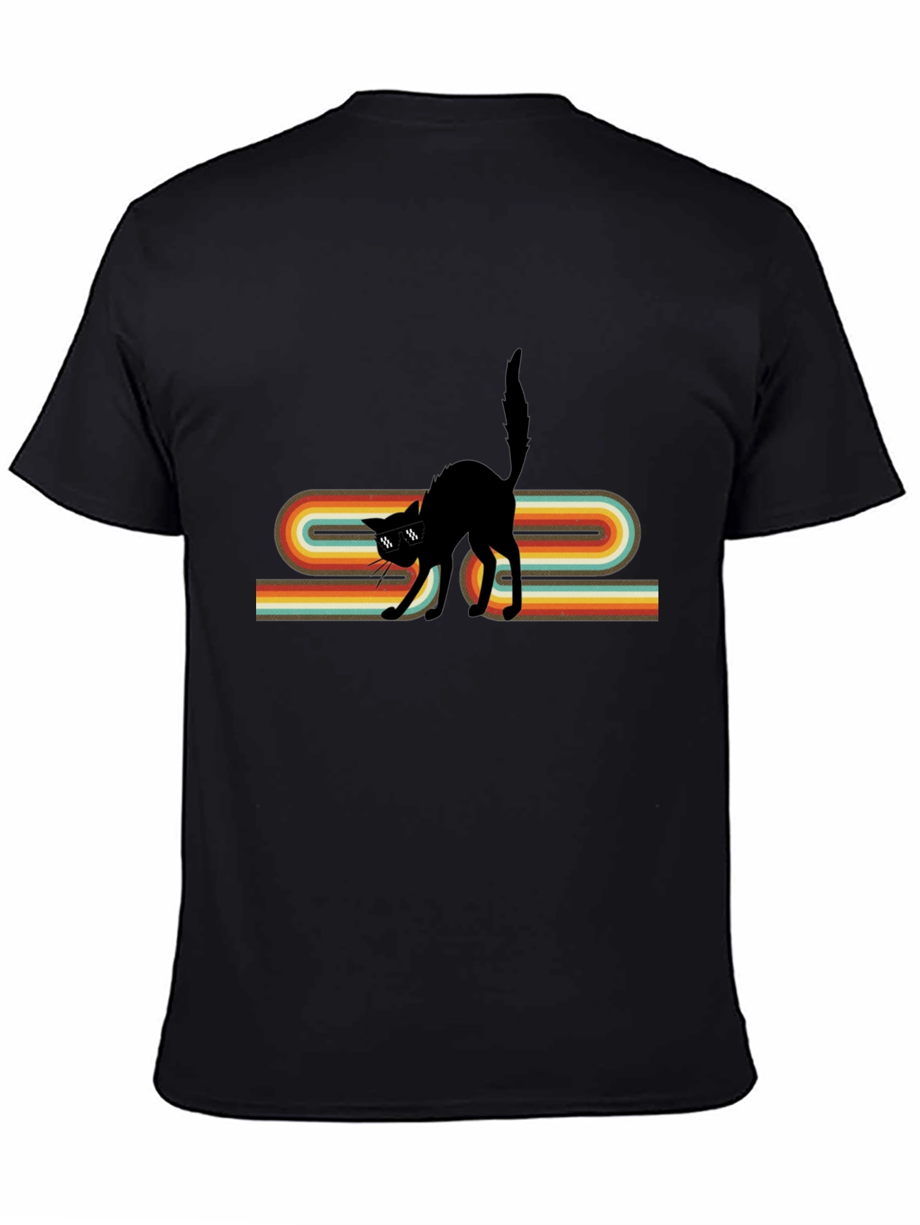 Retro Cool Cat Graphic Tee