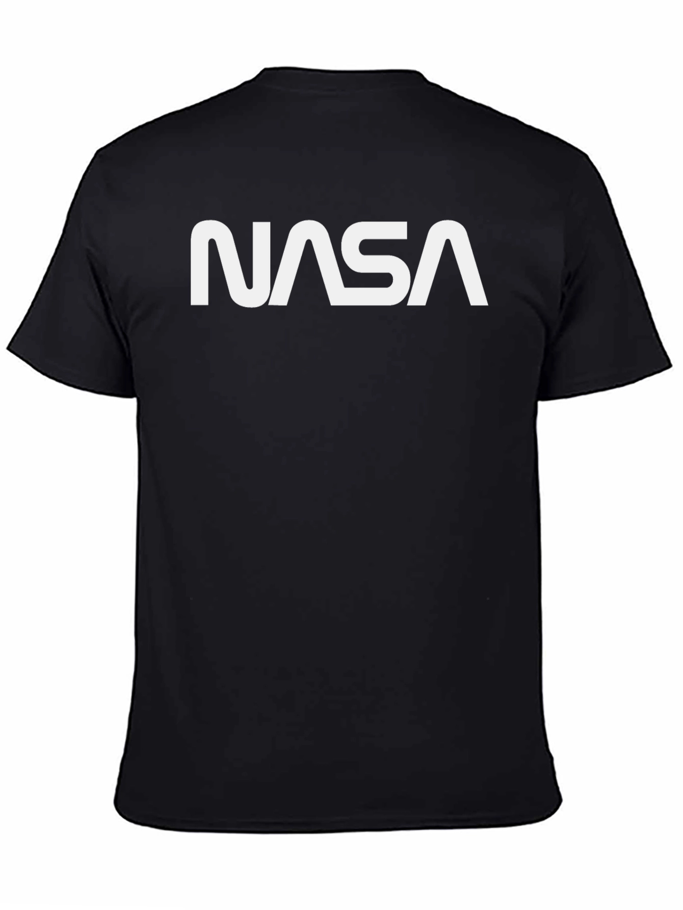 NASA Logo Black T-Shirt | Space Exploration Tee