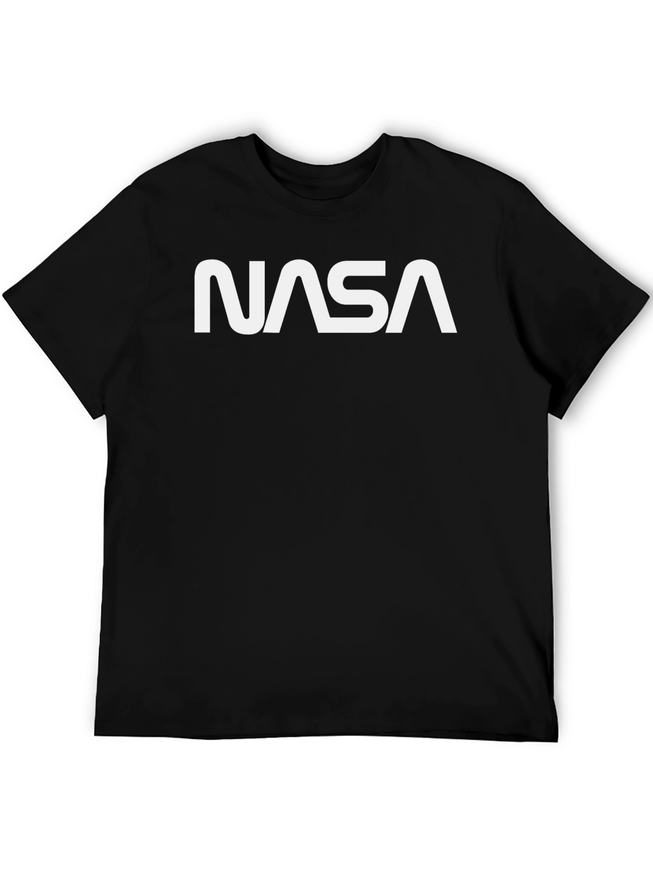 NASA Logo Black T-Shirt | Space Exploration Tee