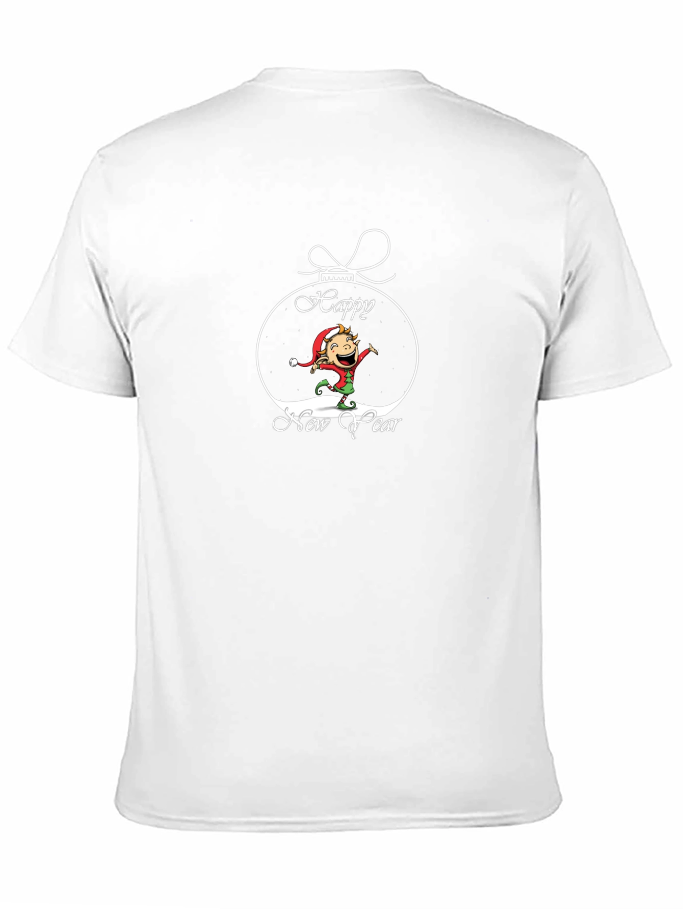 Happy New Year Elf Graphic Tee