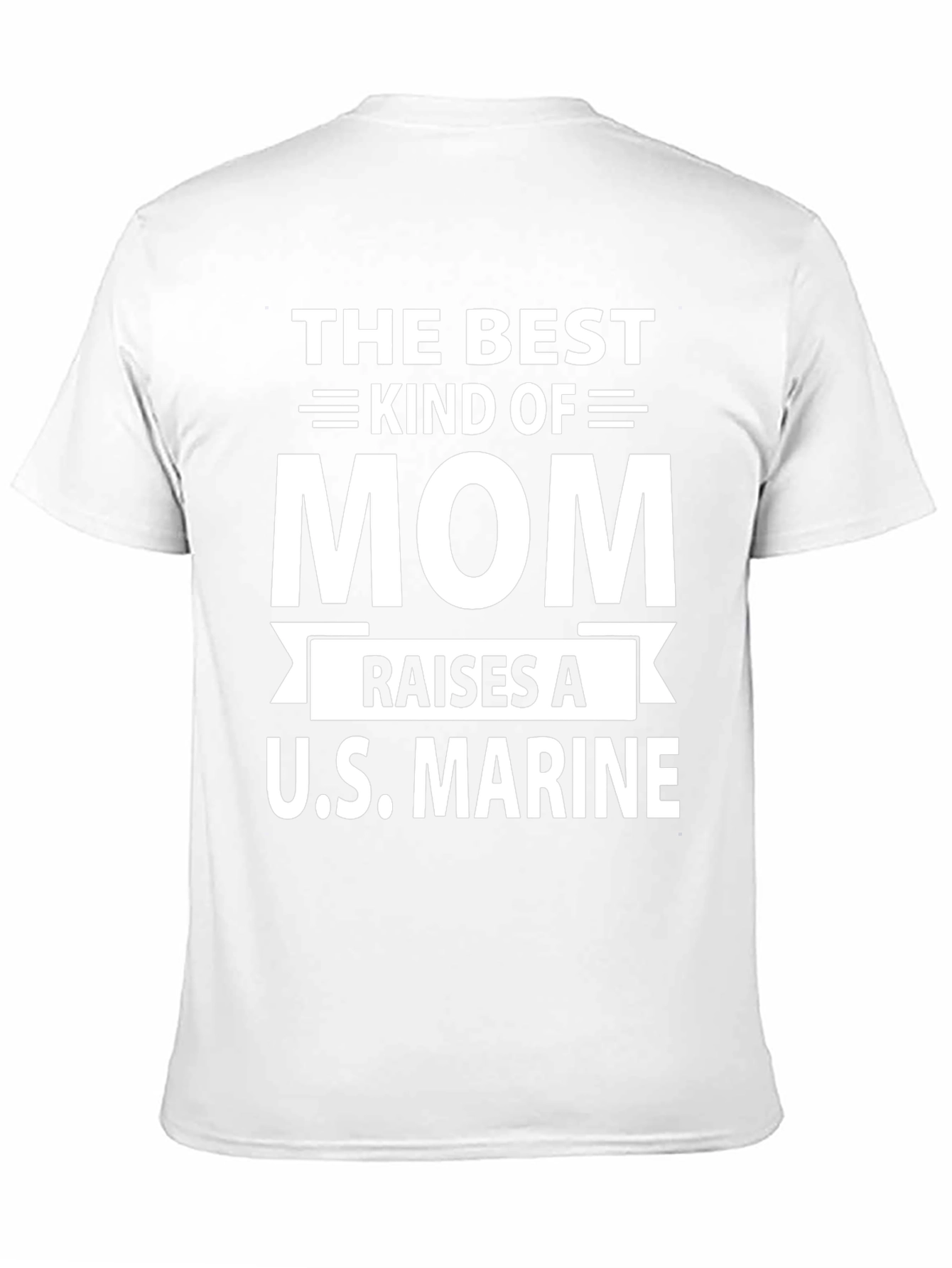 Best Kind of Mom U.S. Marine Black T-Shirt