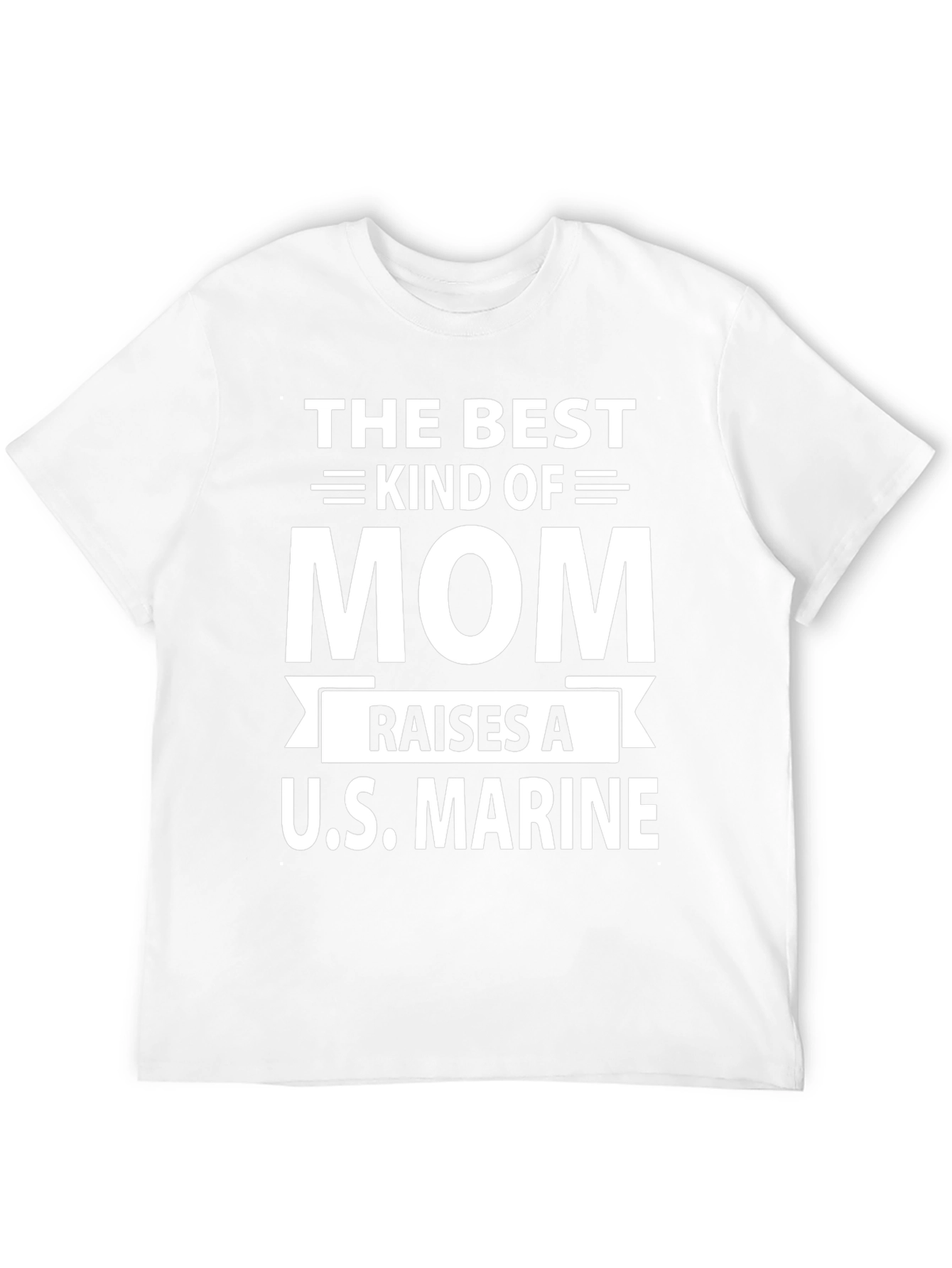 Best Kind of Mom U.S. Marine Black T-Shirt