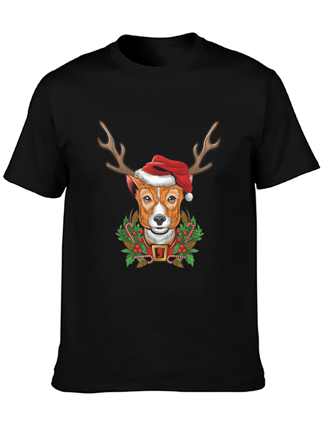 Dog Reindeer Christmas T-Shirt