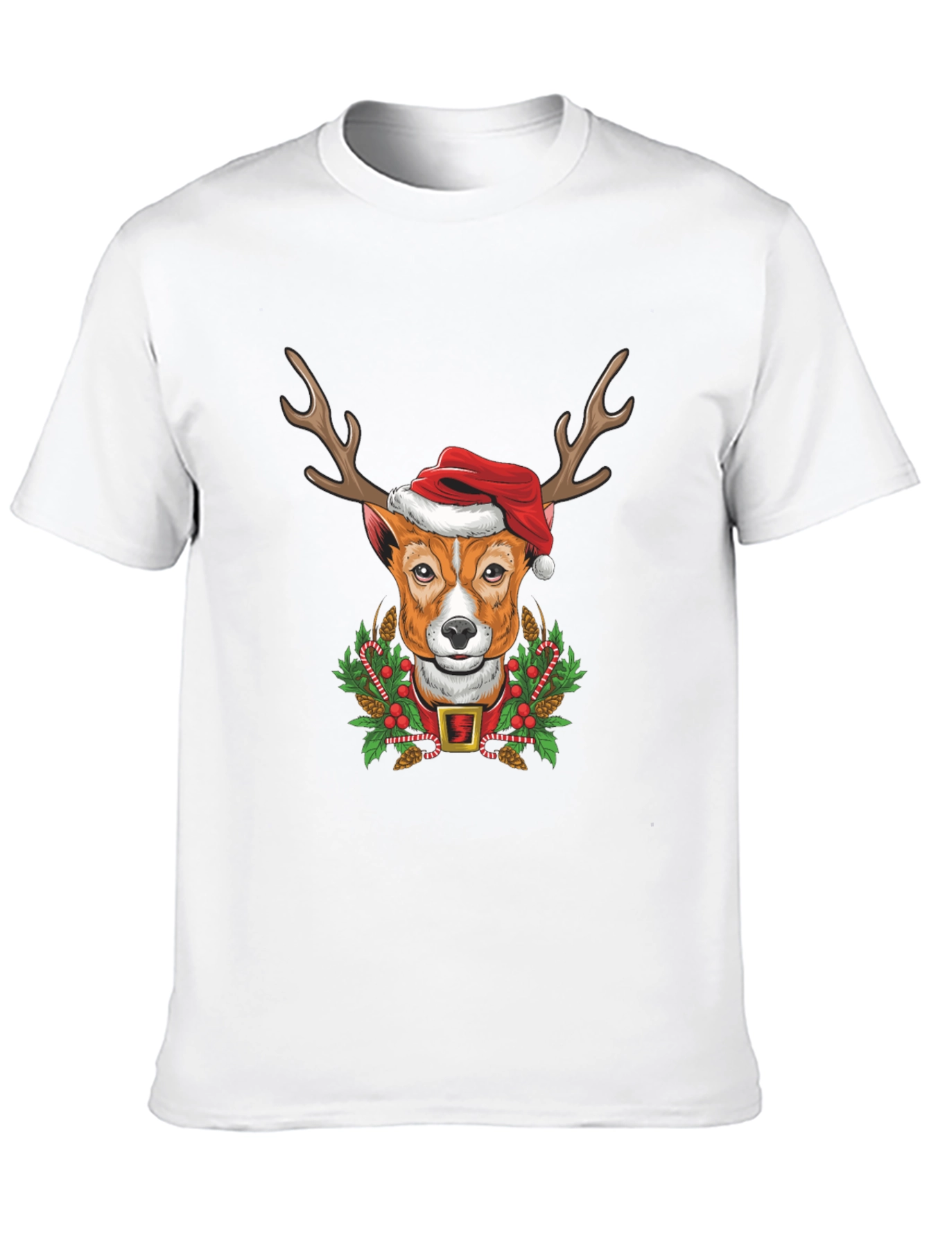 Dog Reindeer Christmas T-Shirt