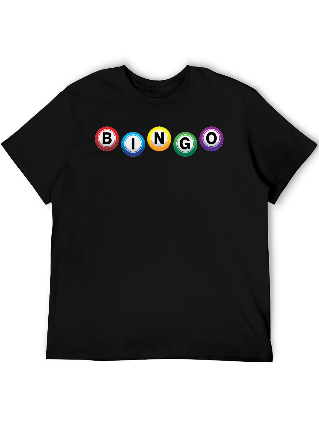 Bingo Balls Graphic Tee - Lucky Numbers T-Shirt