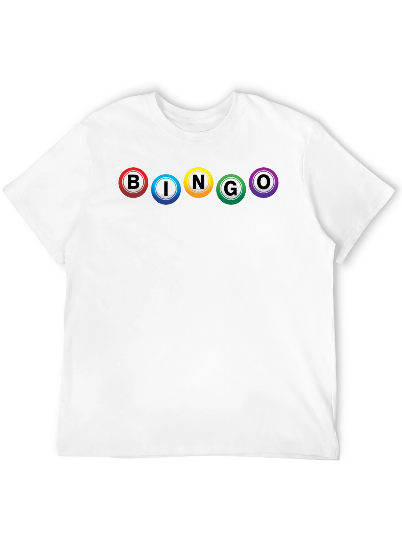 Bingo Balls Graphic Tee - Lucky Numbers T-Shirt