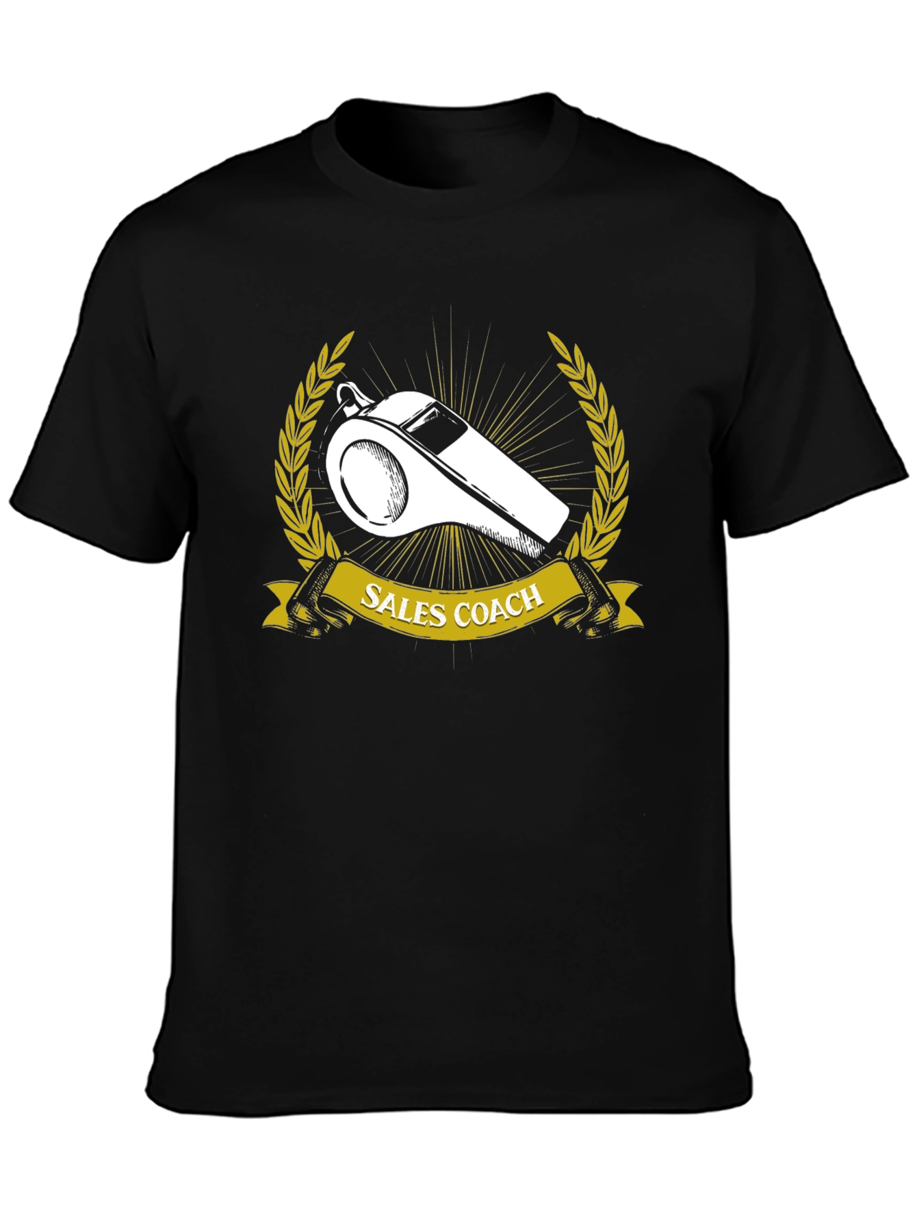 Sales Coach Whistle Graphic T-Shirt