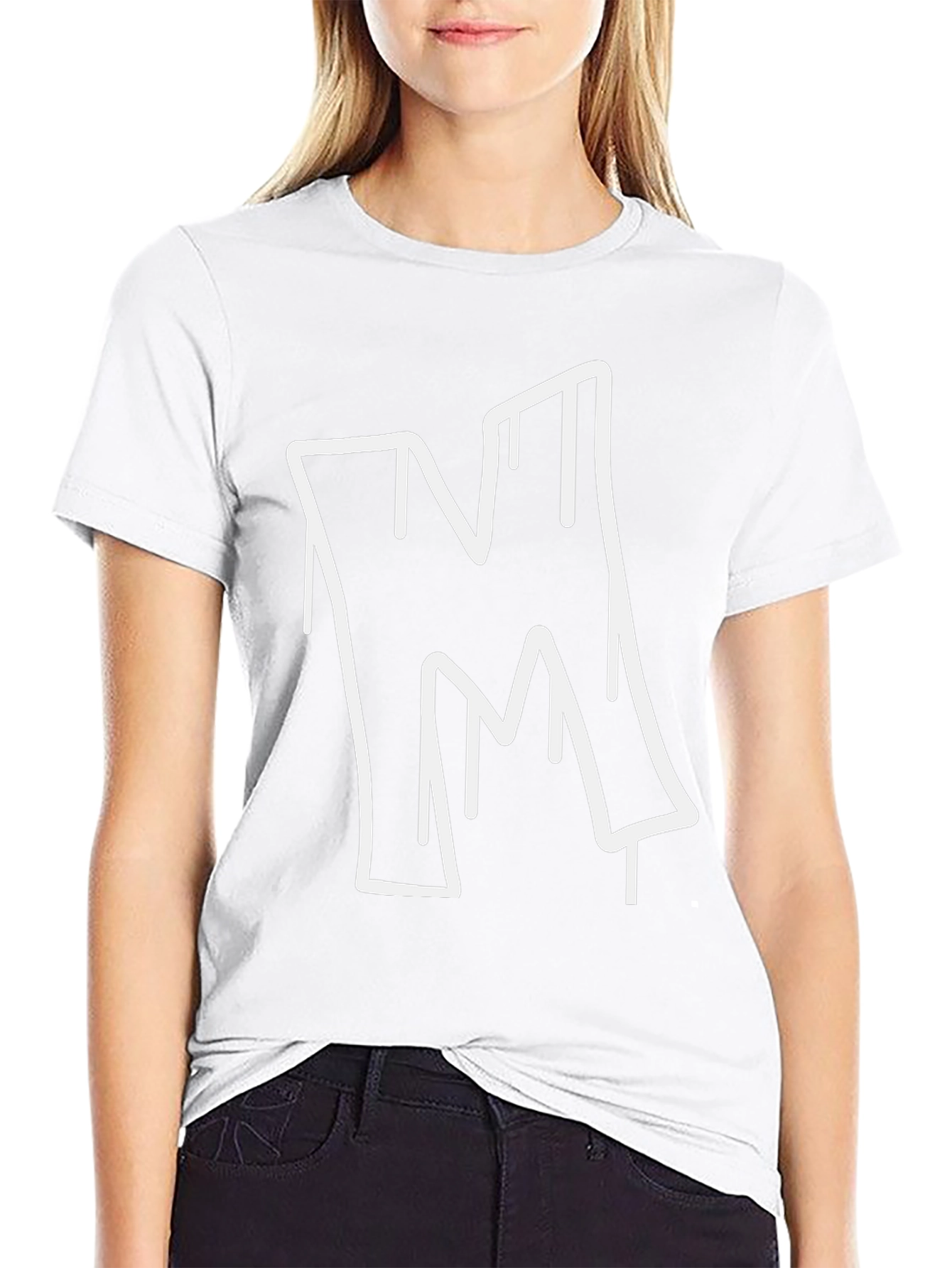 Urban Style M Graphic Black T-Shirt