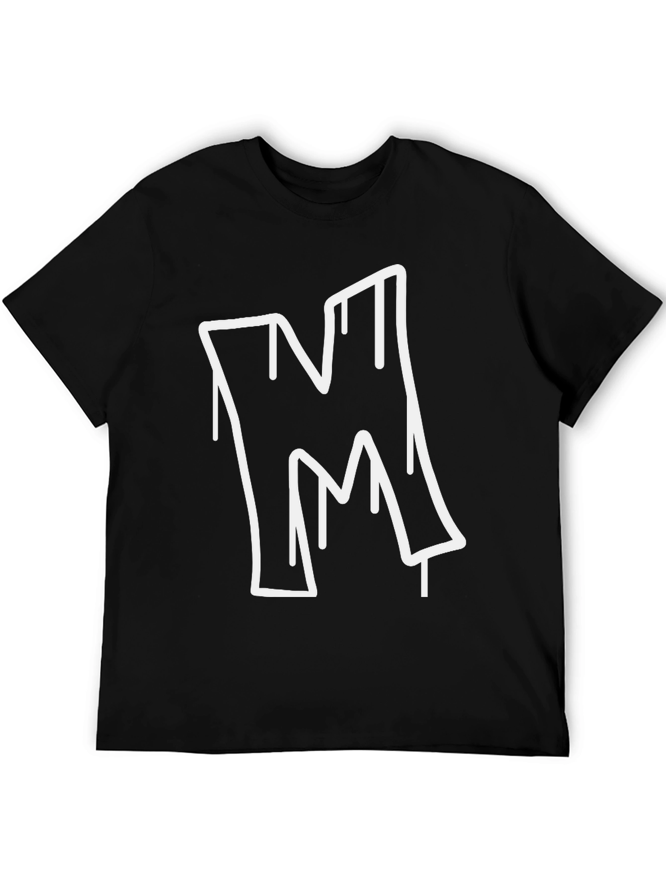 Urban Style M Graphic Black T-Shirt