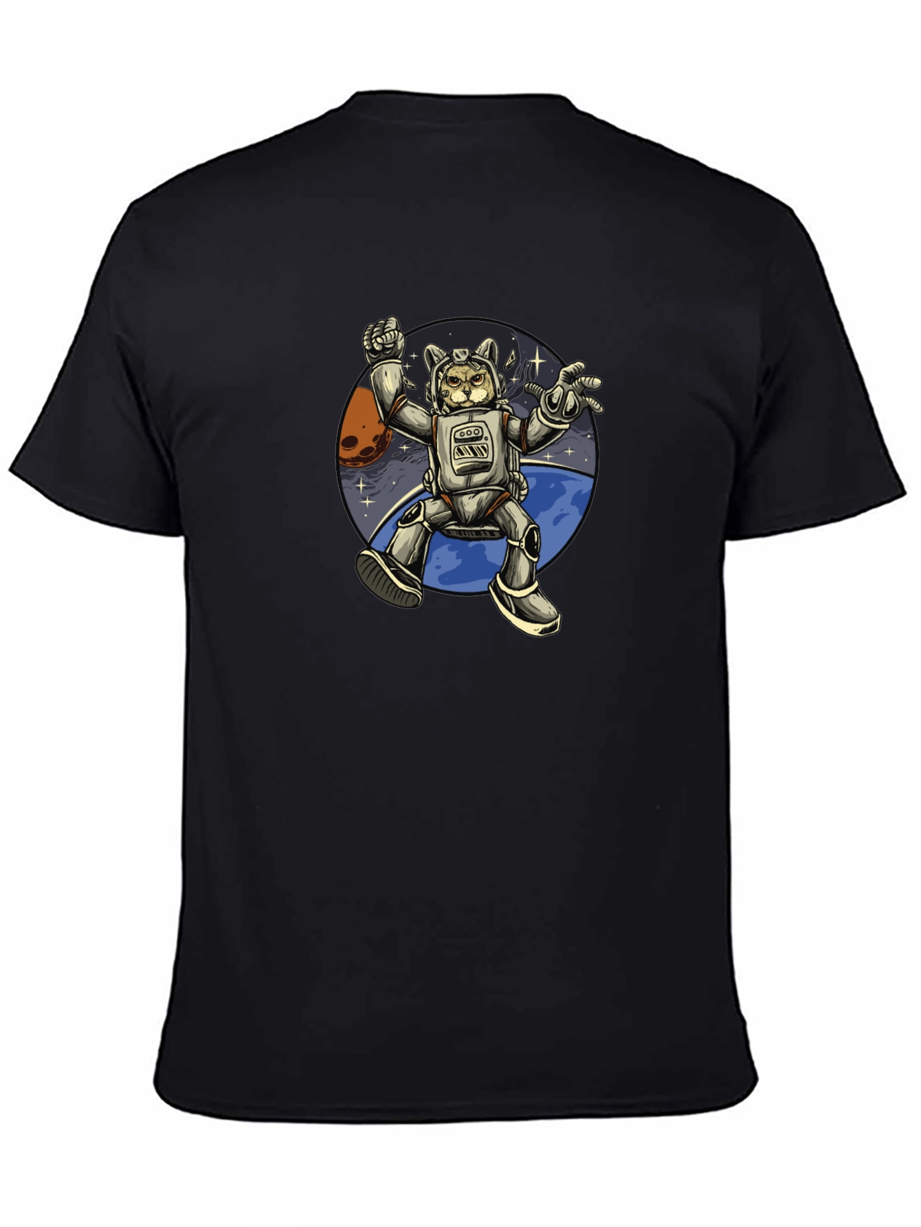 Astronaut Cat T-Shirt - Space Adventure Tee
