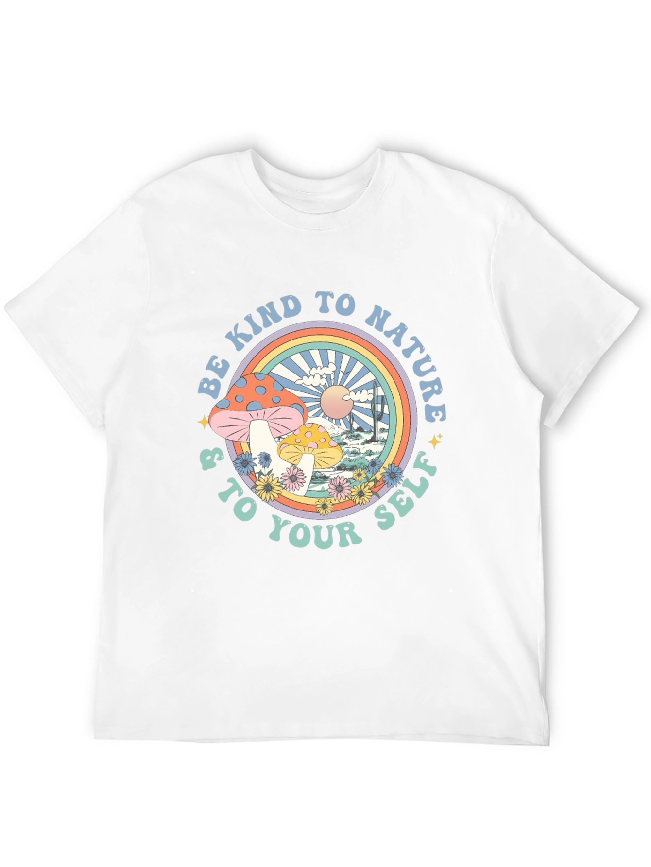 Be Kind to Nature Graphic Tee - Black