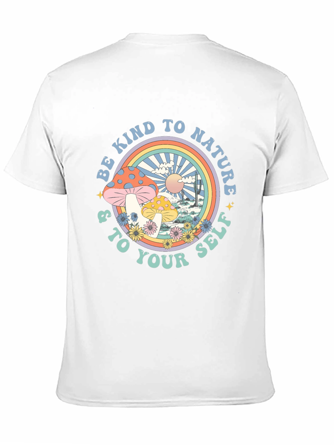 Be Kind to Nature Graphic Tee - Black