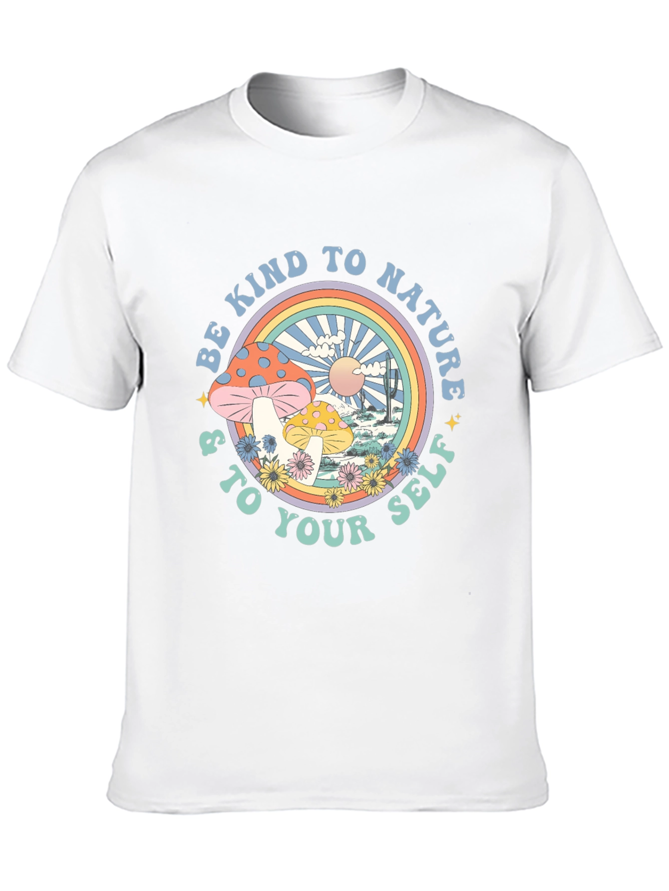 Be Kind to Nature Graphic Tee - Black