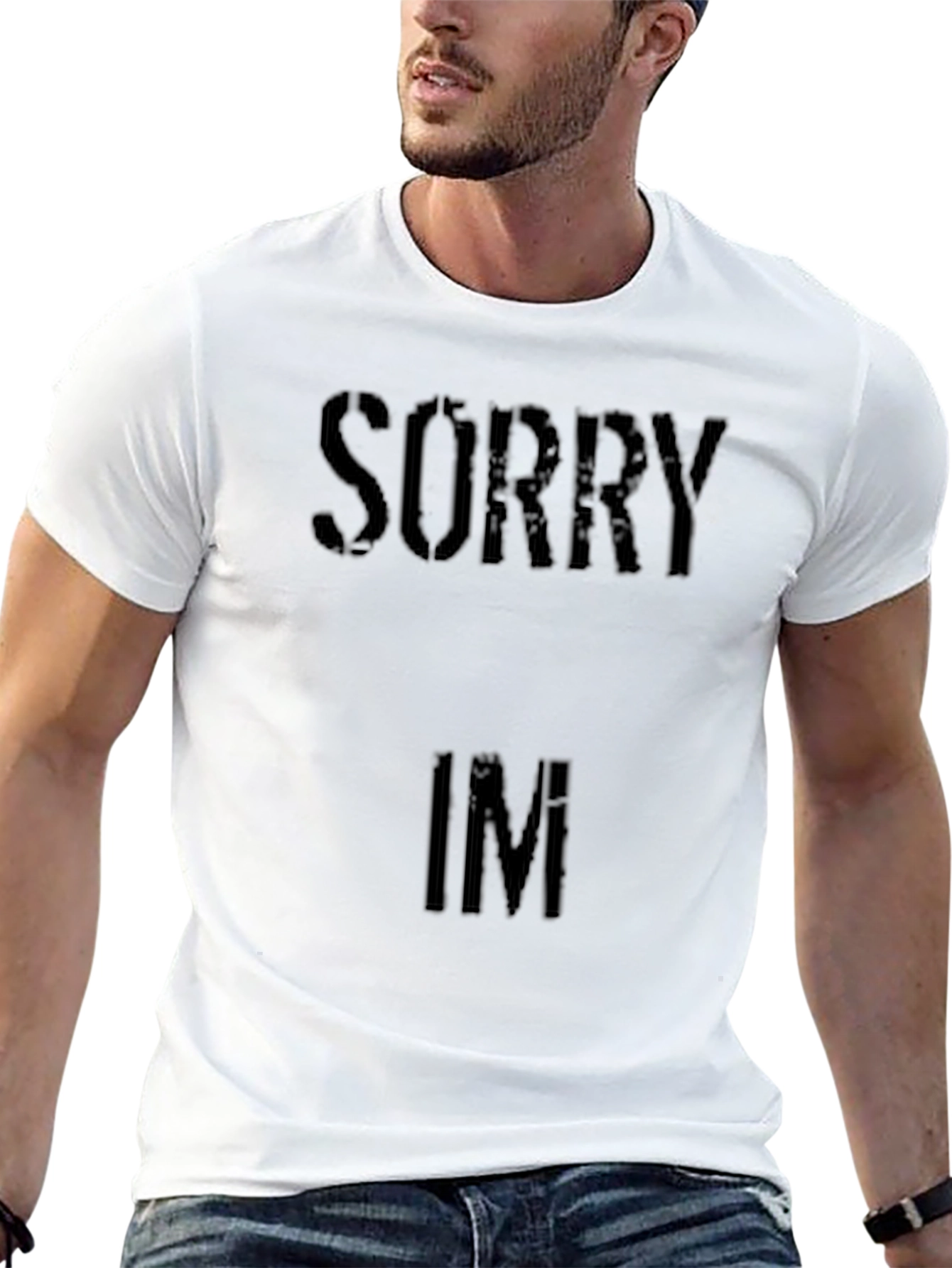 Sorry Im Fresh Black T-Shirt