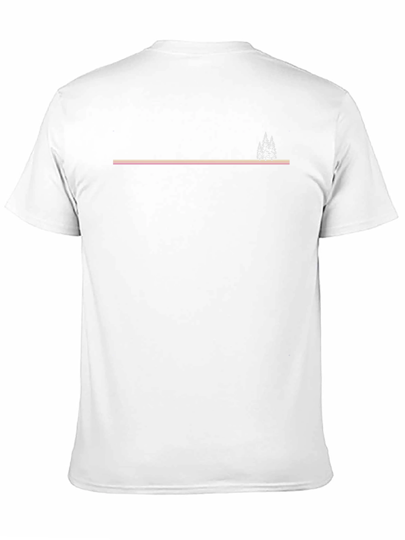 Retro Mountain Tee - Black Casual T-Shirt