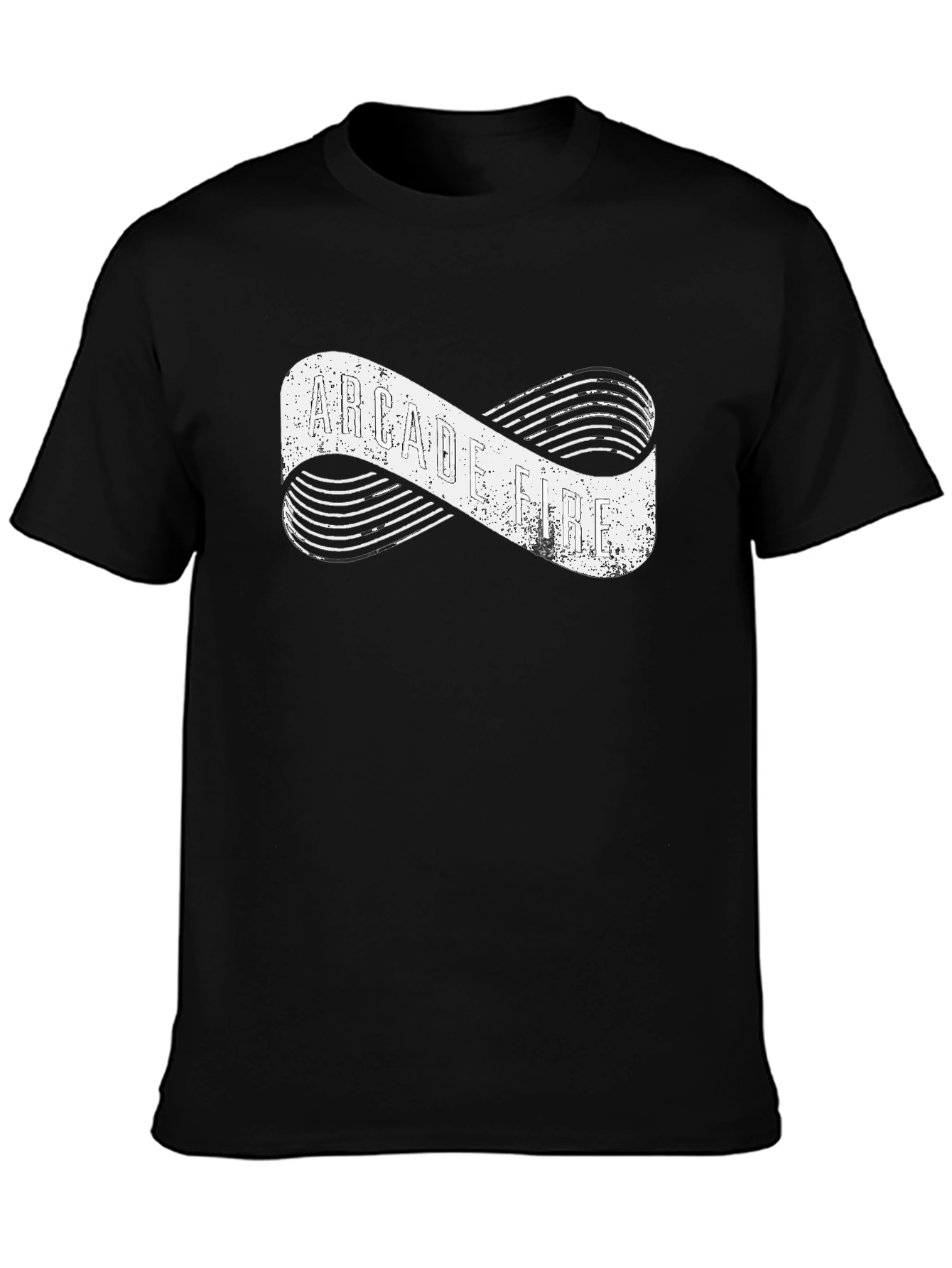 Arcade Fire Band T-Shirt - Infinity Symbol Graphic Tee