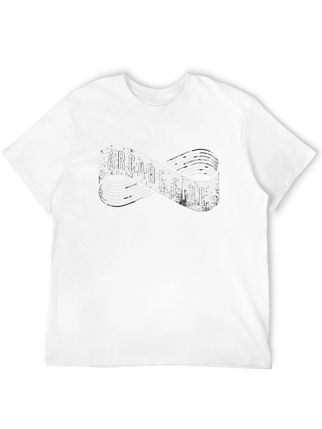 Arcade Fire Band T-Shirt - Infinity Symbol Graphic Tee