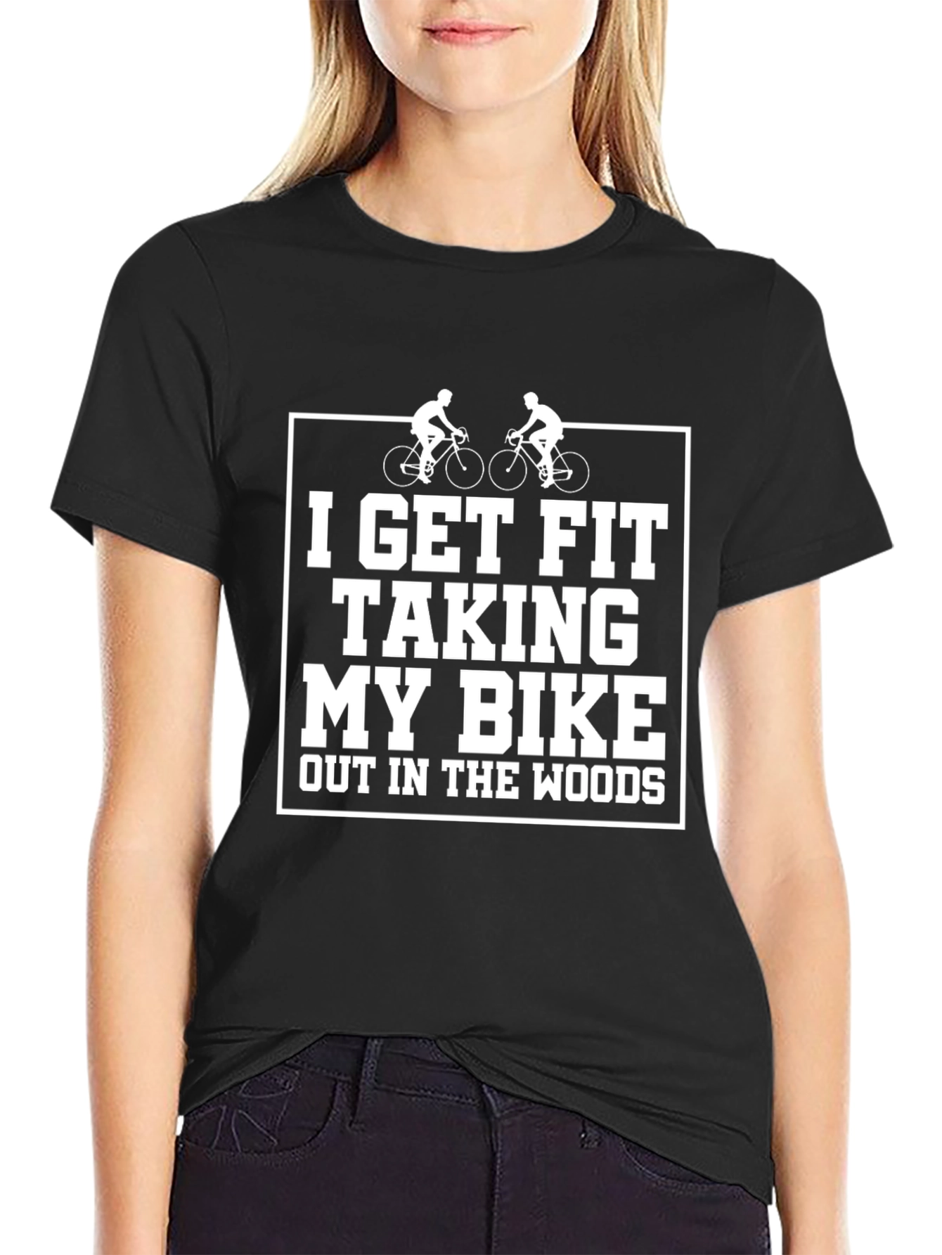 I Get Fit Bike T-Shirt - Cycling Lover Tee