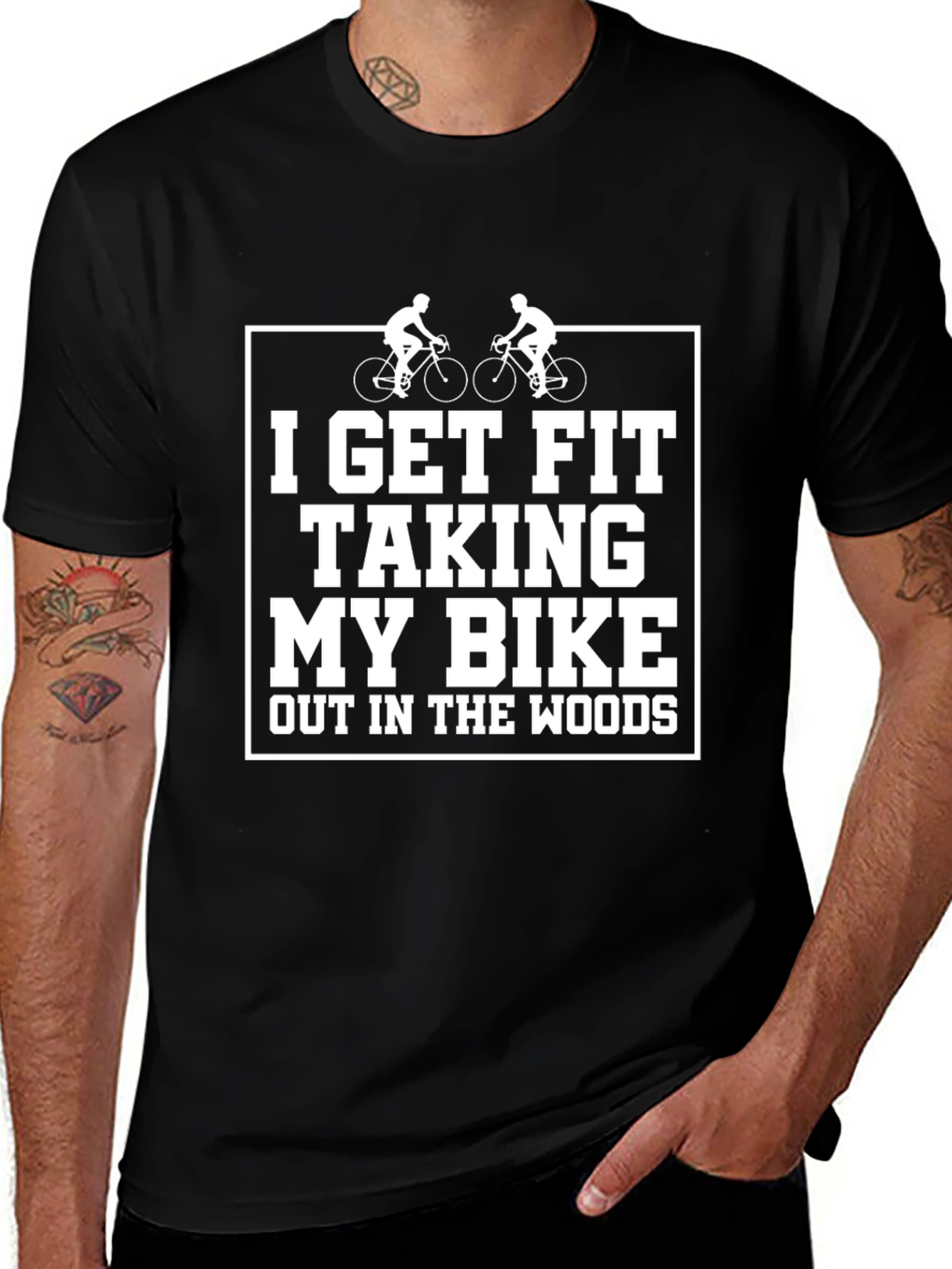 I Get Fit Bike T-Shirt - Cycling Lover Tee