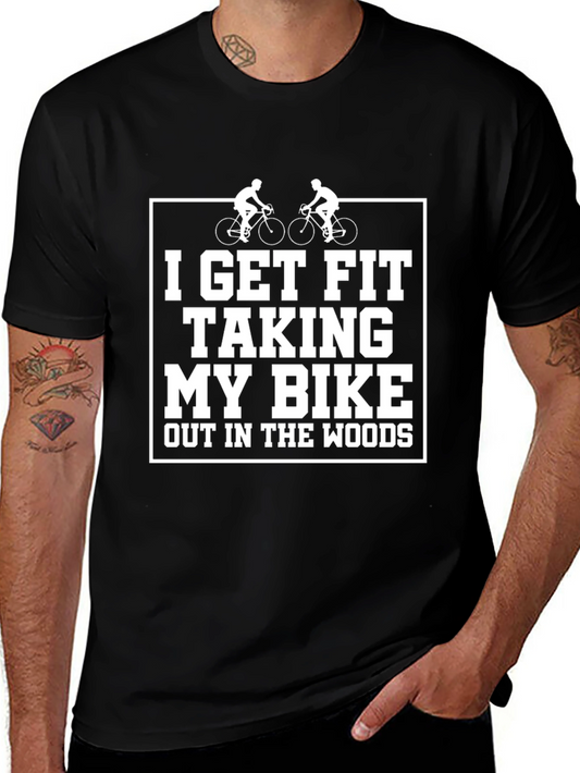 I Get Fit Bike T-Shirt - Cycling Lover Tee