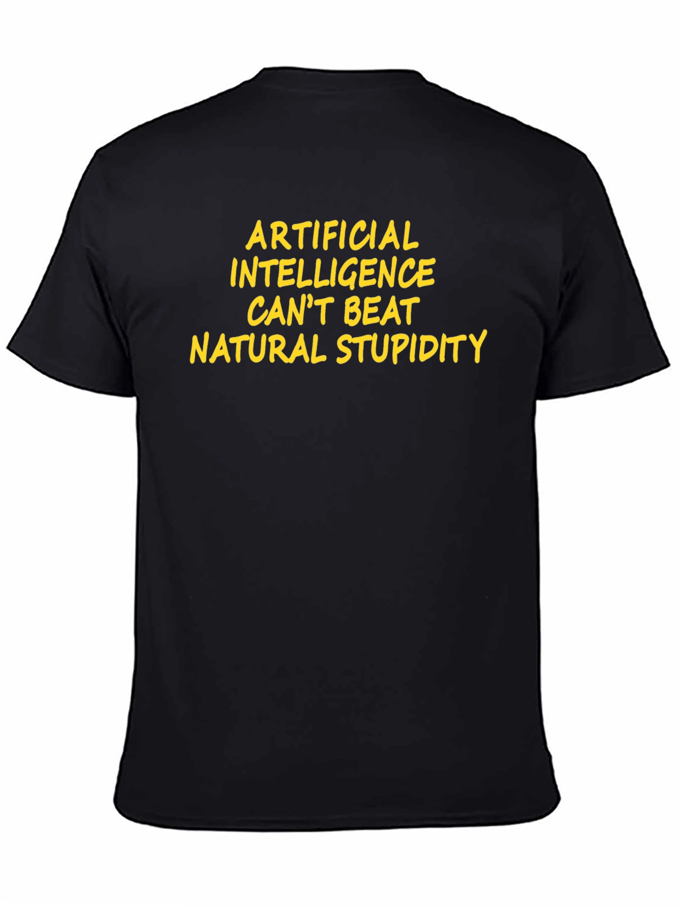 Funny AI vs. Natural Stupidity T-Shirt