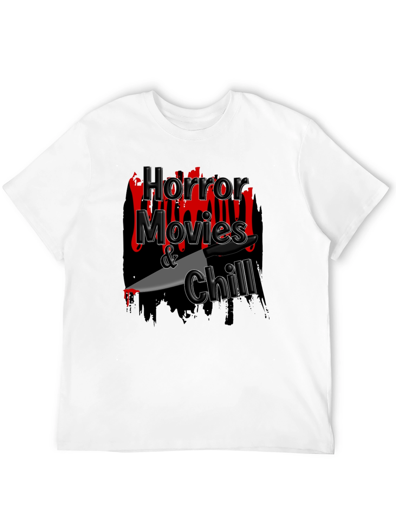 Horror Movies & Chill Graphic T-Shirt