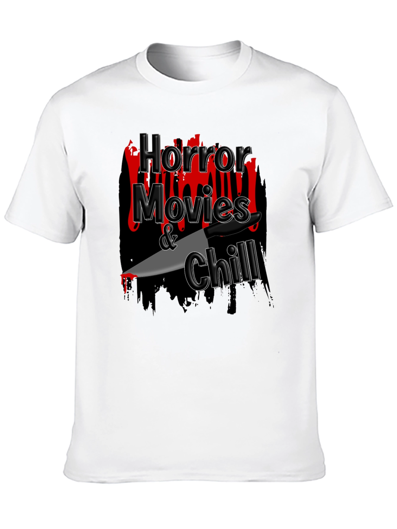 Horror Movies & Chill Graphic T-Shirt