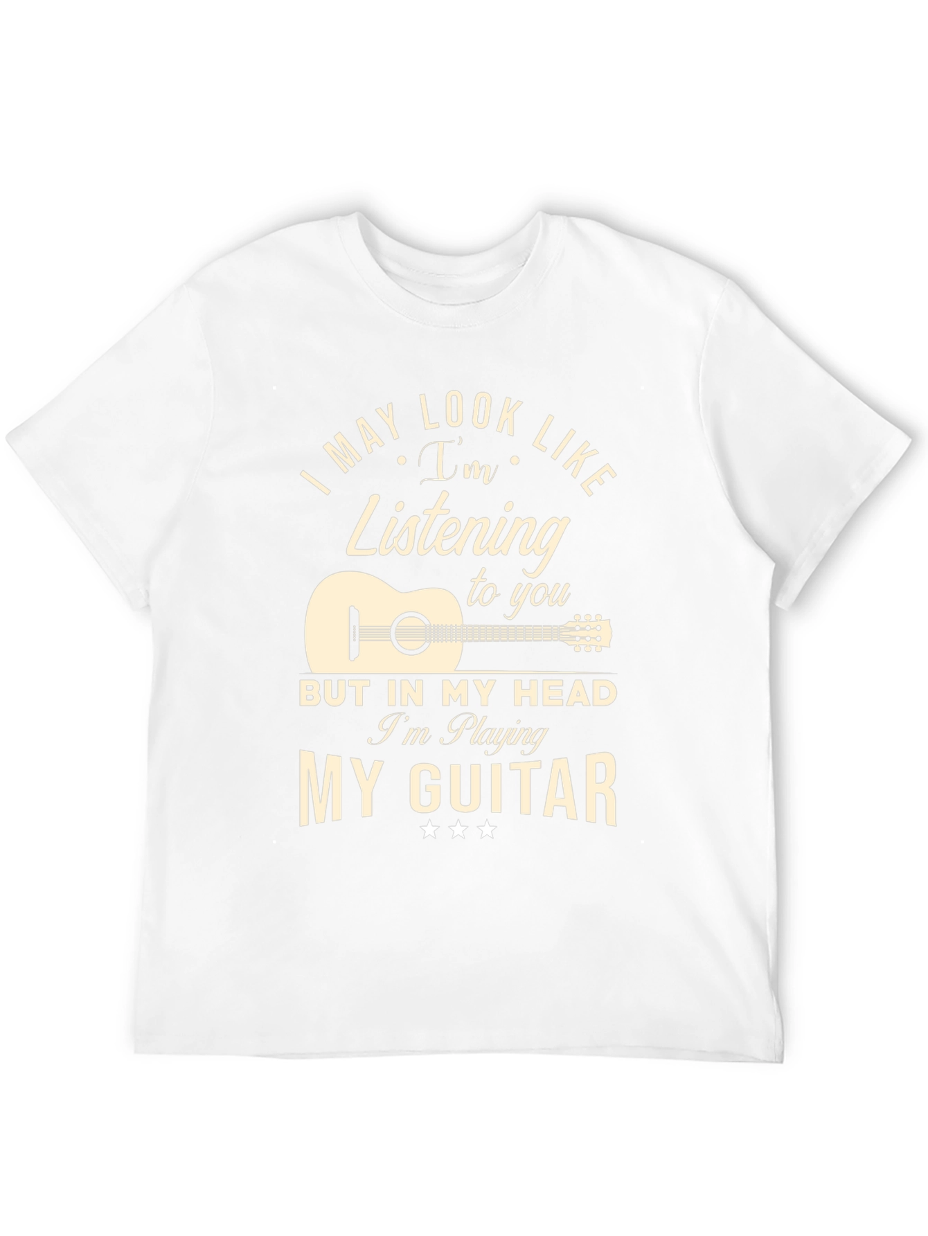 Guitar Lover T-Shirt - Im Playing My Guitar