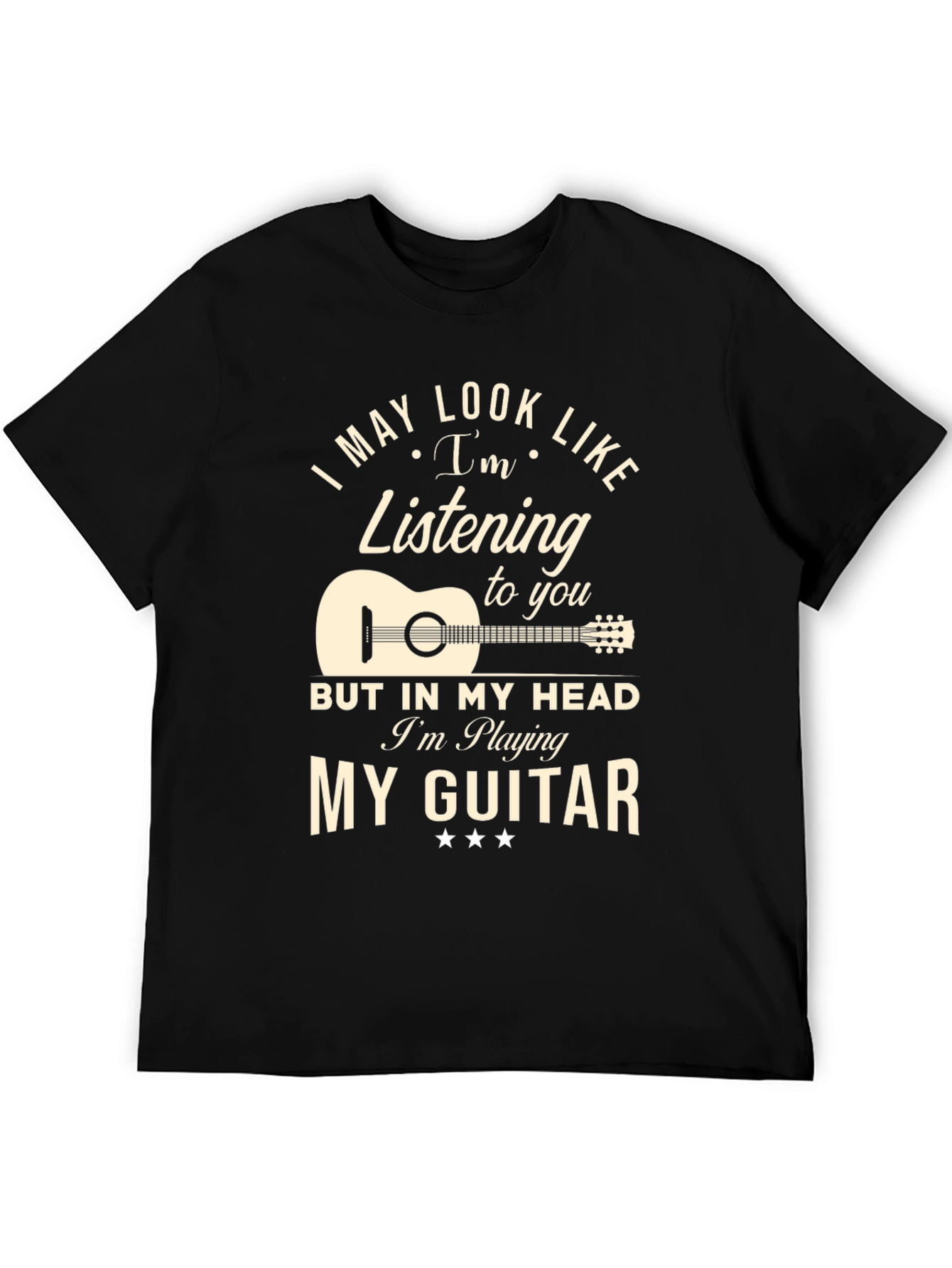 Guitar Lover T-Shirt - Im Playing My Guitar