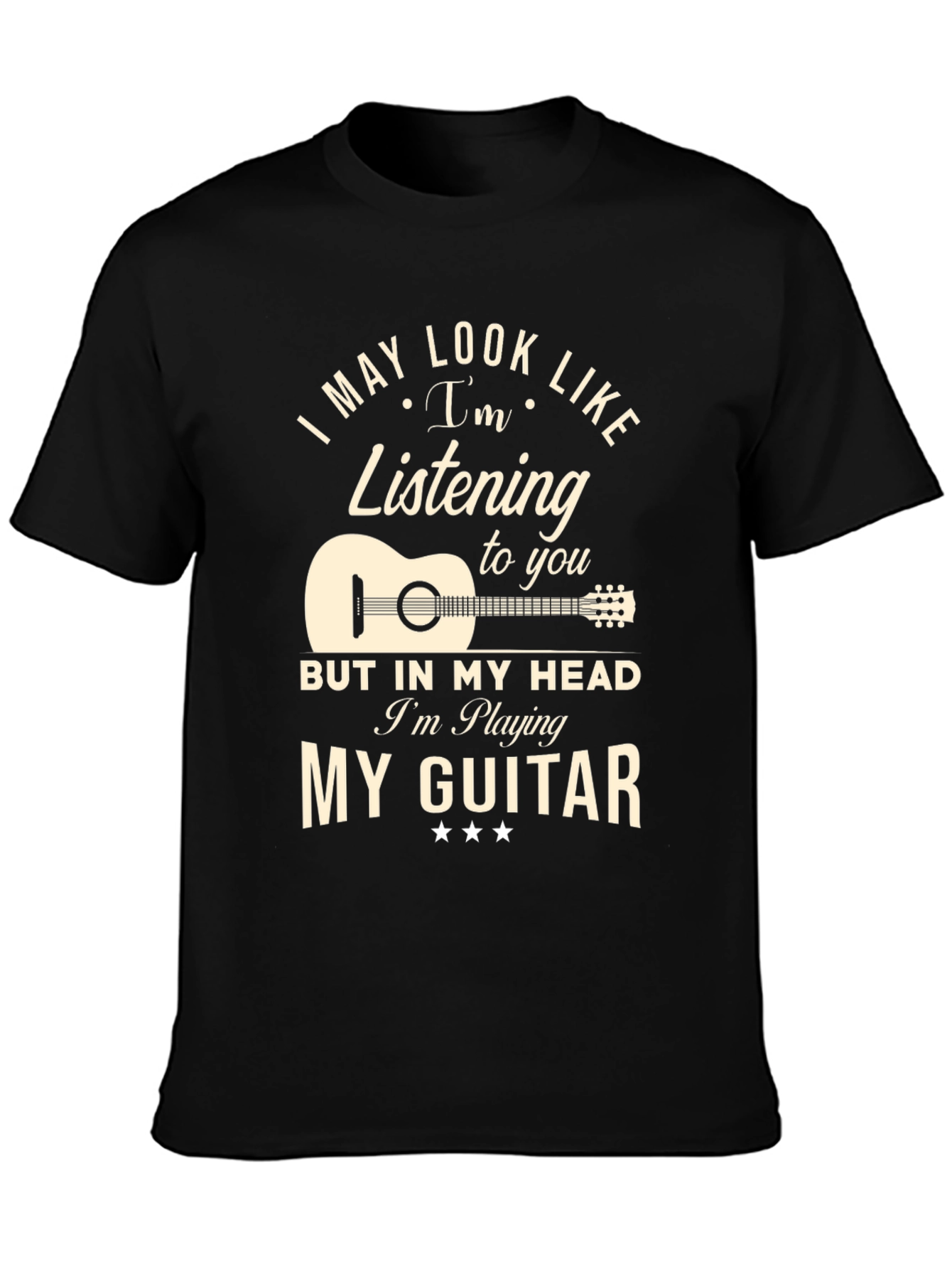 Guitar Lover T-Shirt - Im Playing My Guitar