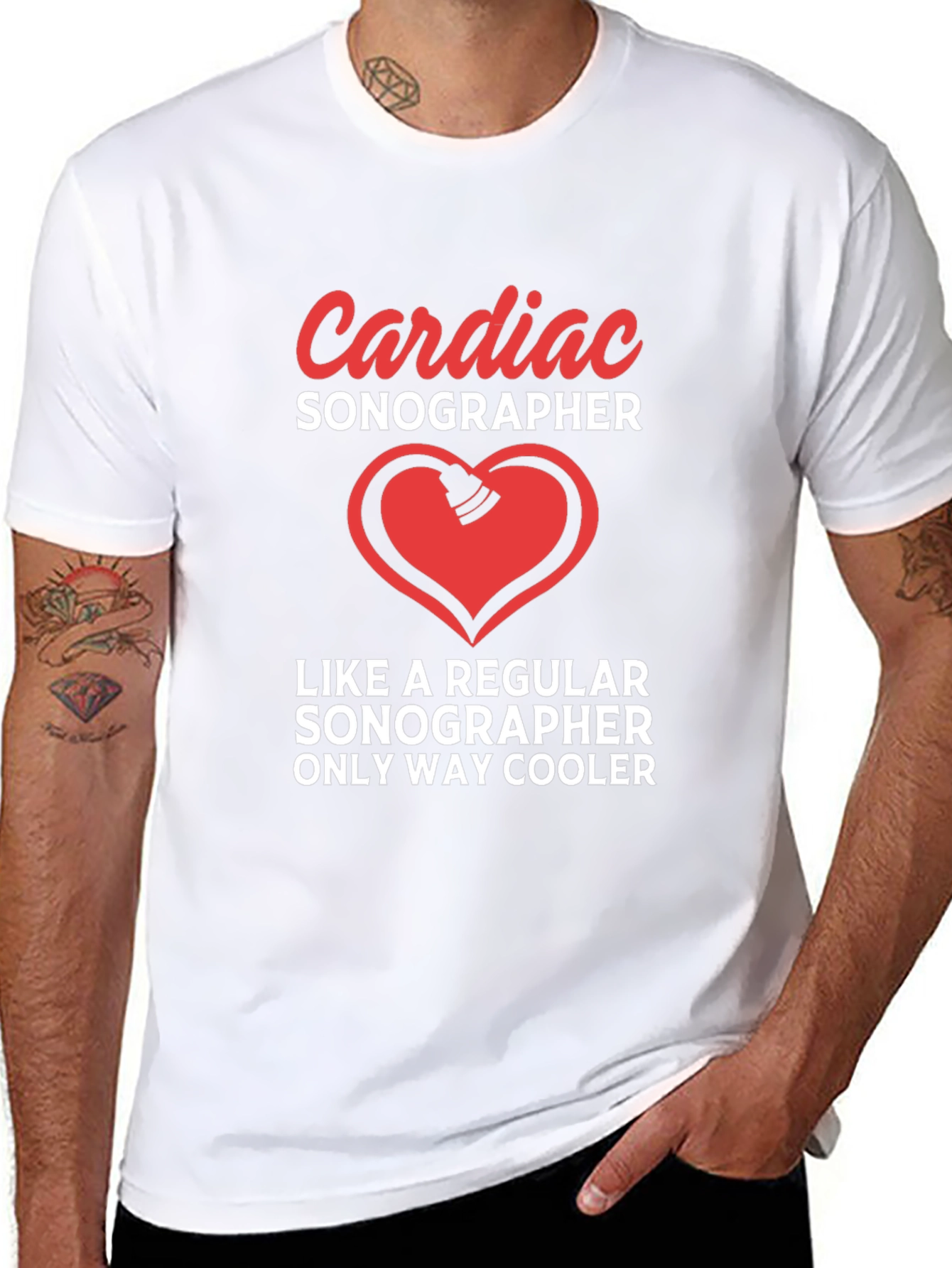 Cardiac Sonographer T-Shirt - Cool & Comfortable Tee