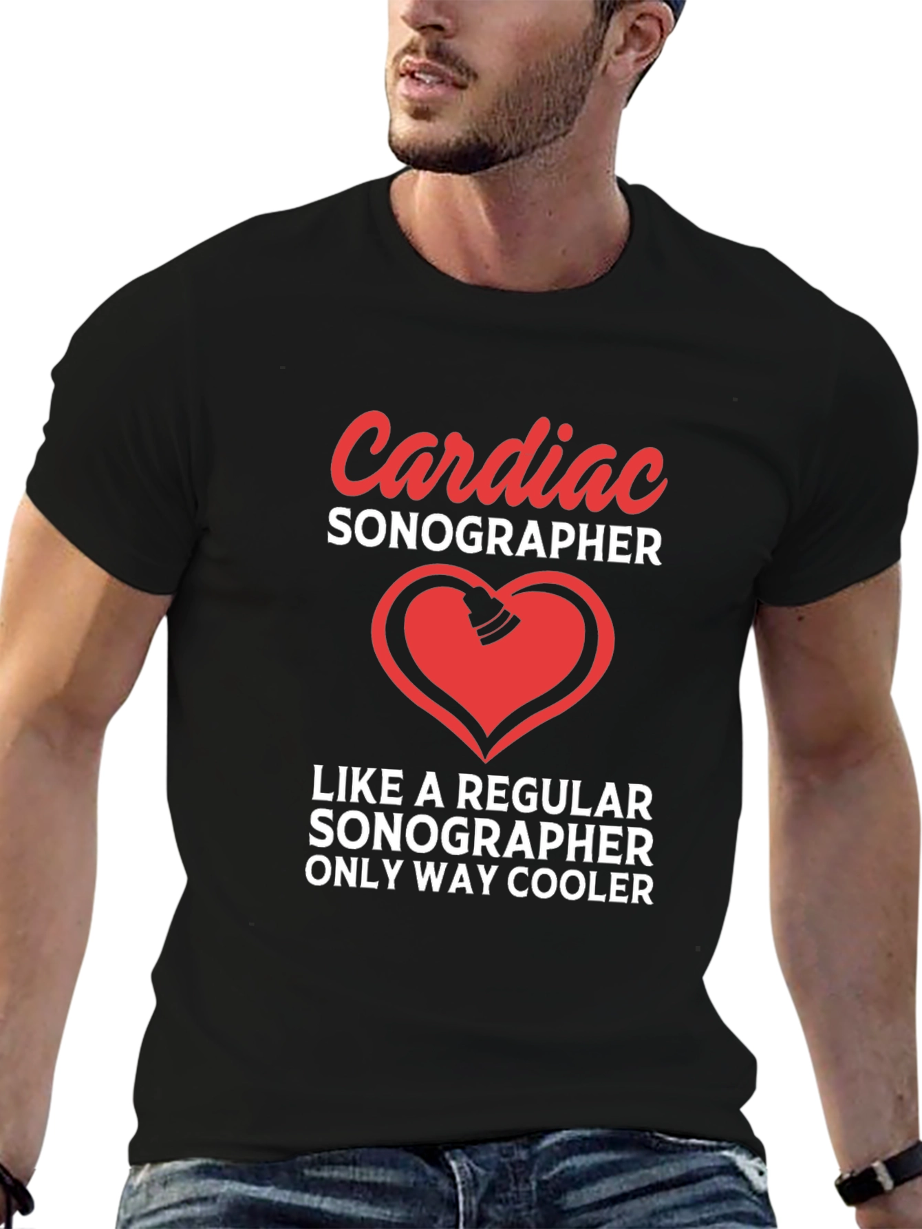 Cardiac Sonographer T-Shirt - Cool & Comfortable Tee