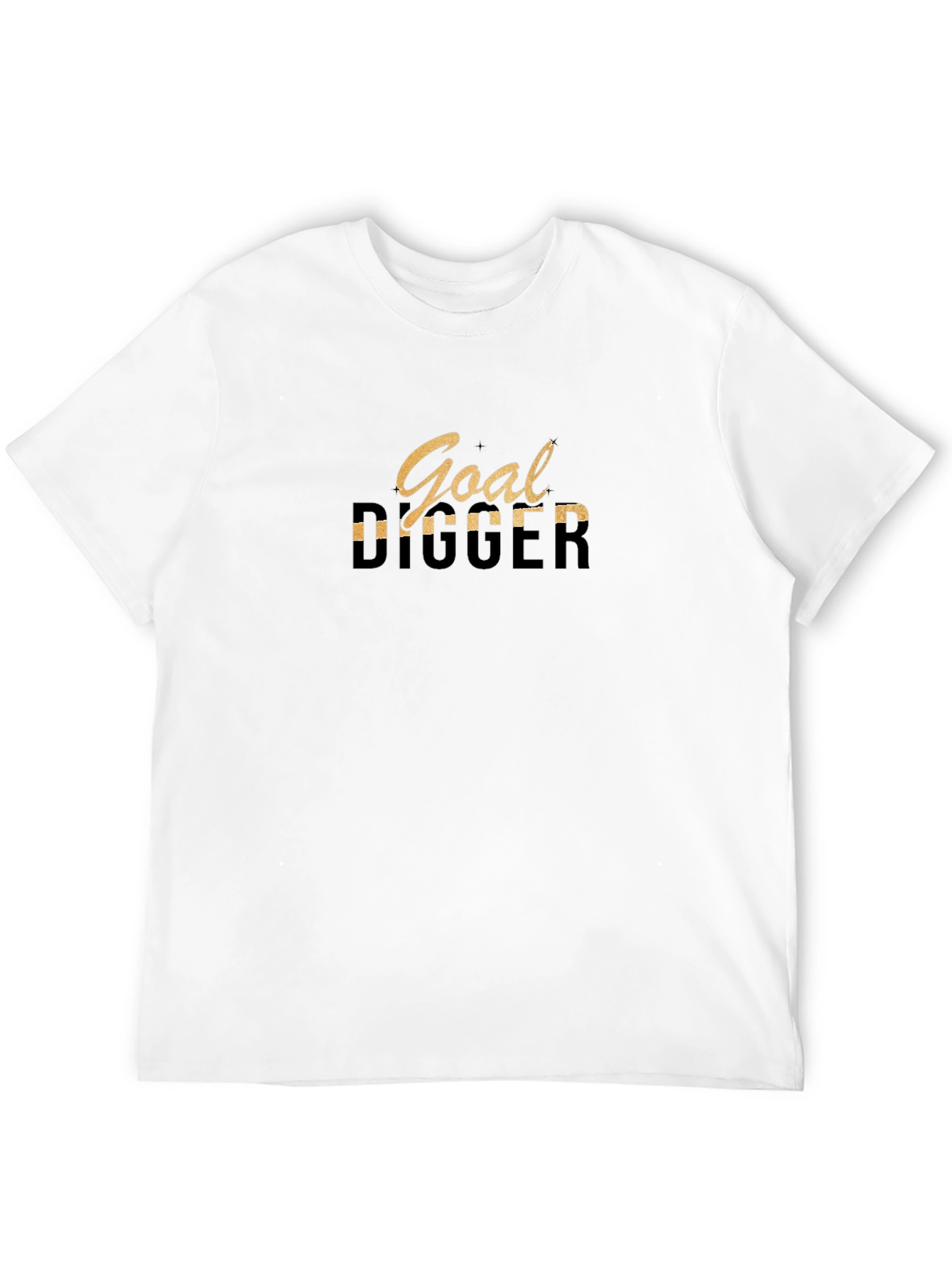 Goal Digger Graphic Black T-Shirt