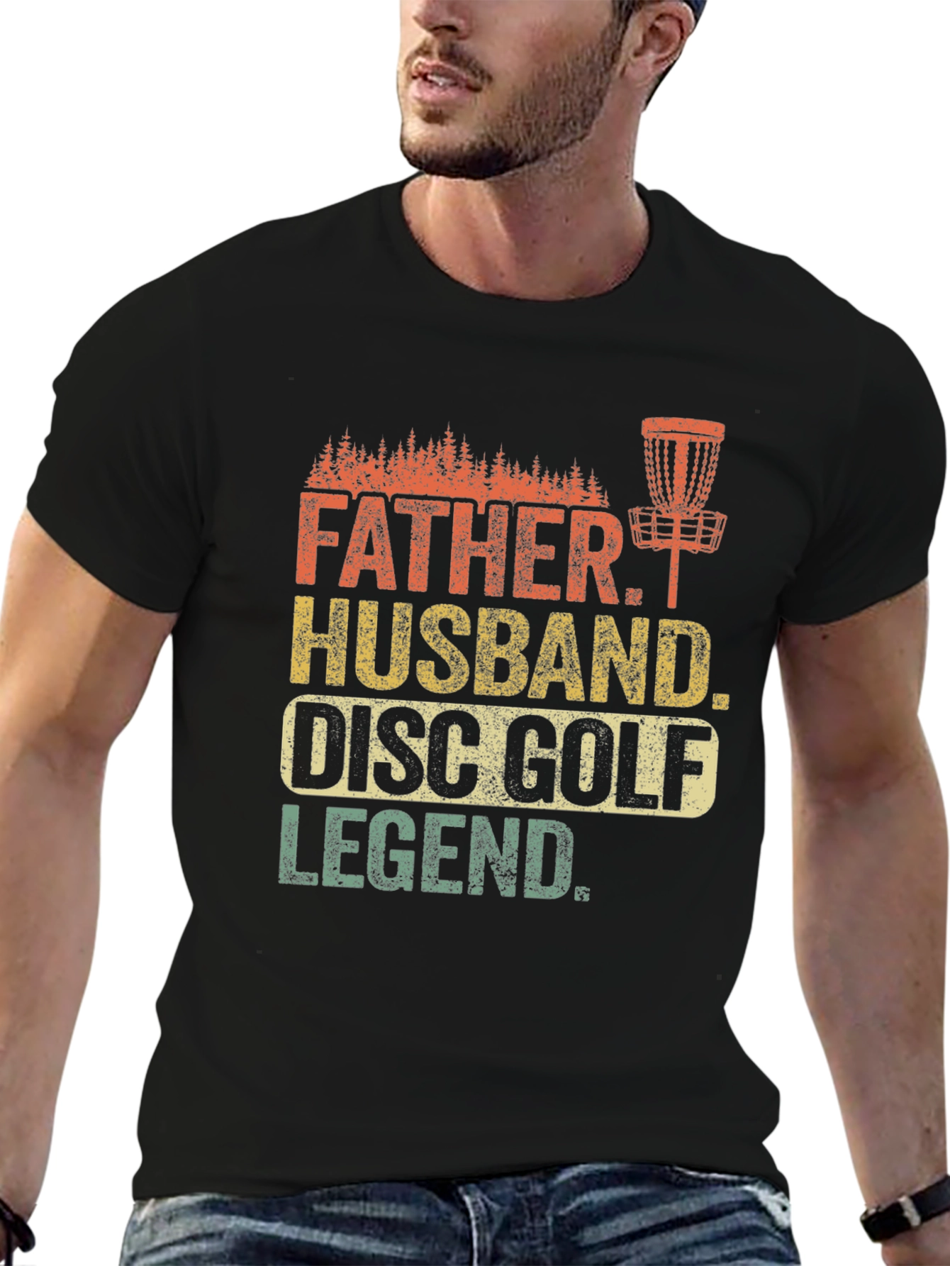 Father Husband Disc Golf Legend T-Shirt