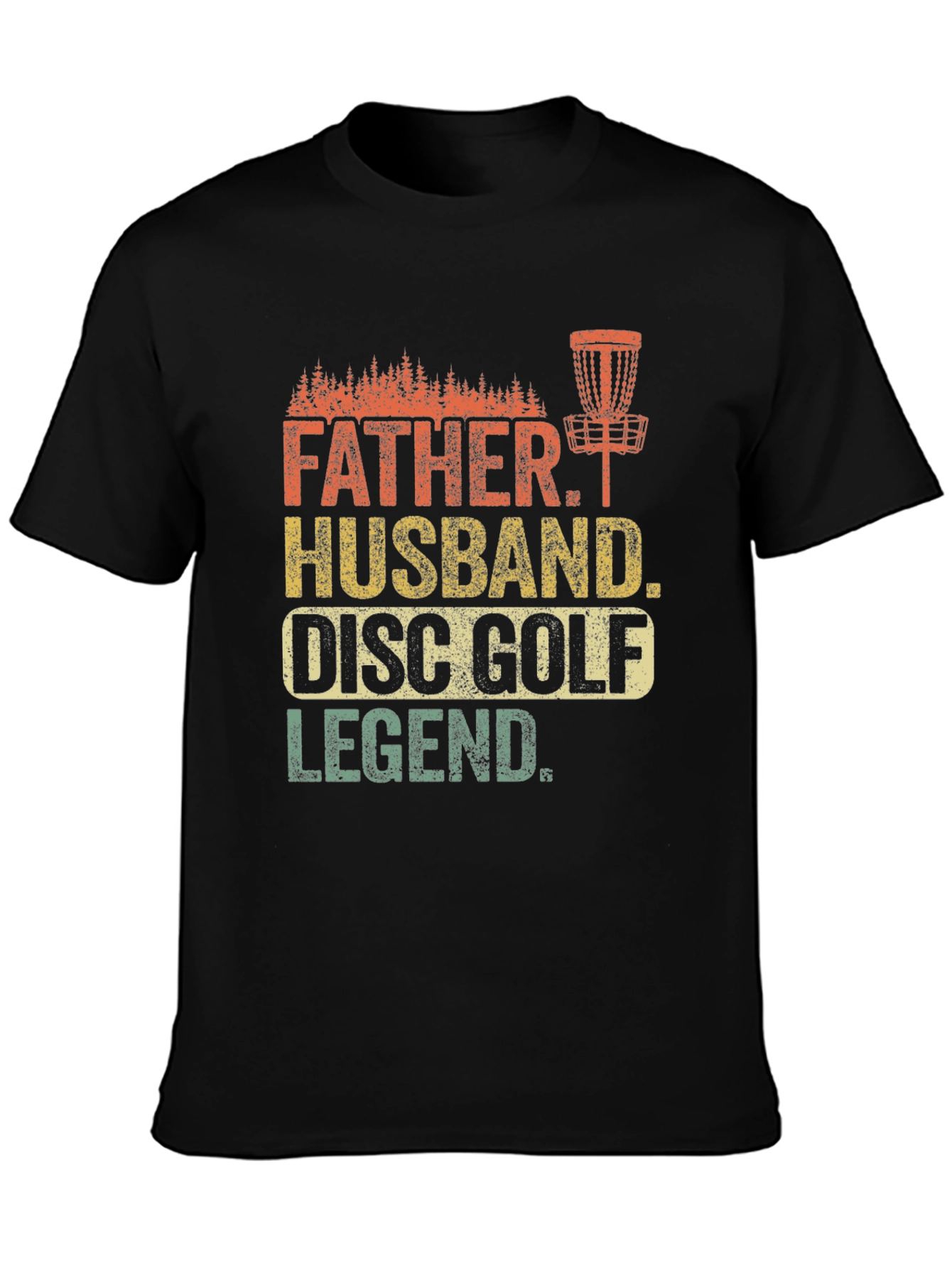 Father Husband Disc Golf Legend T-Shirt