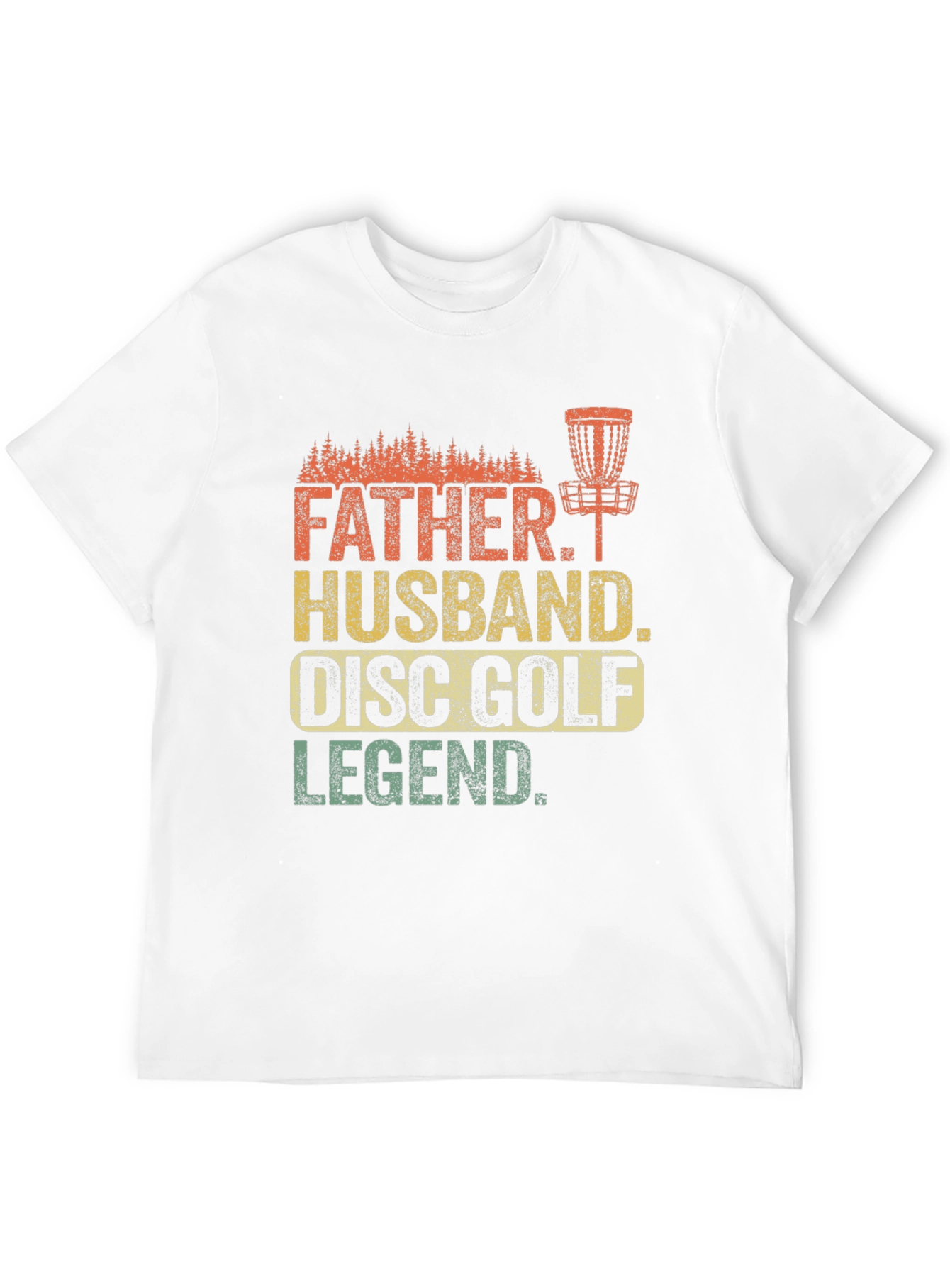Father Husband Disc Golf Legend T-Shirt