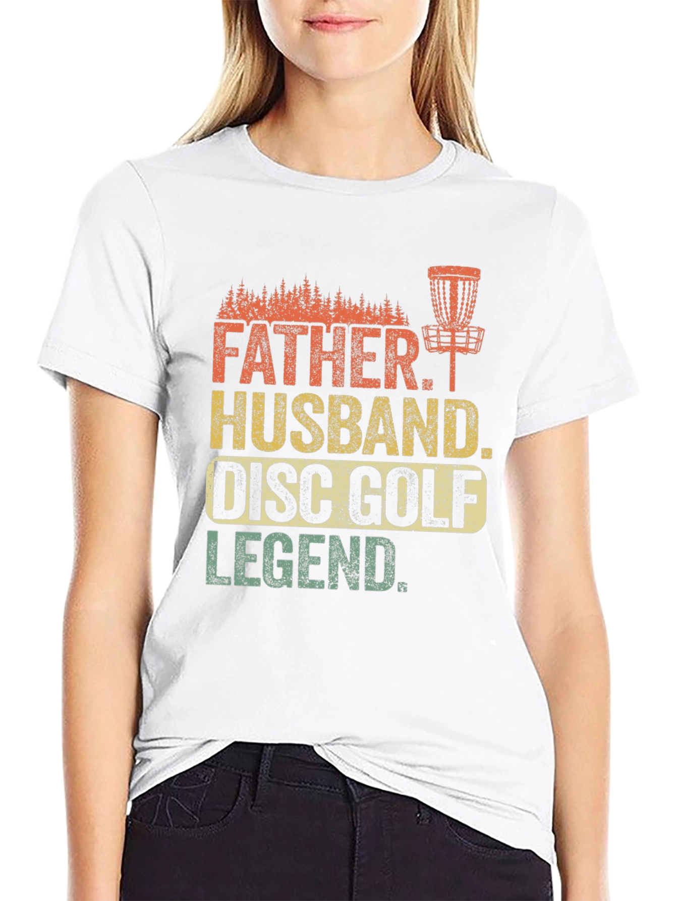 Father Husband Disc Golf Legend T-Shirt
